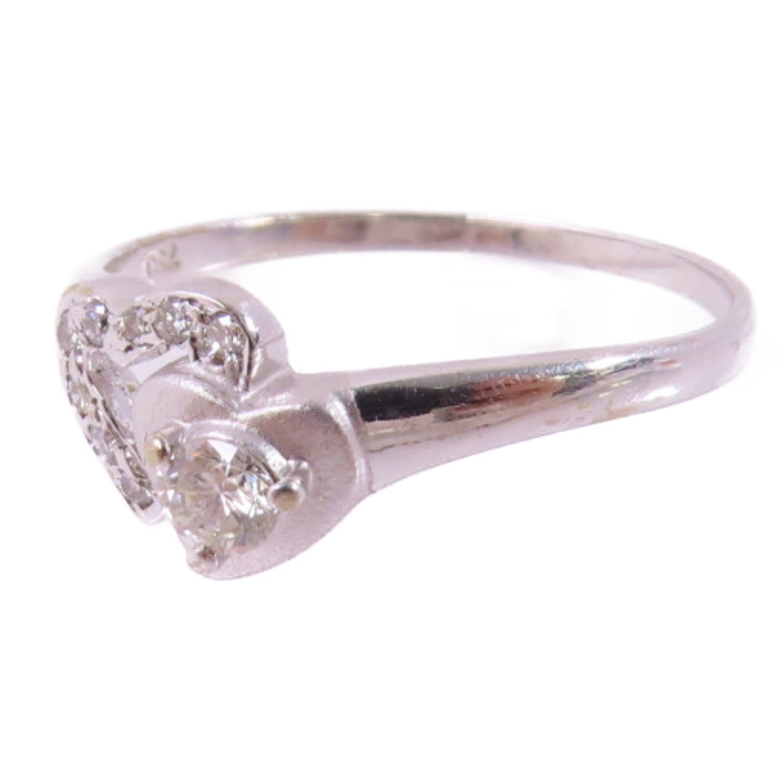 JEWELRY 【激減優惠】18K白金/鑽石Diamond Ring戒指US#6.5
