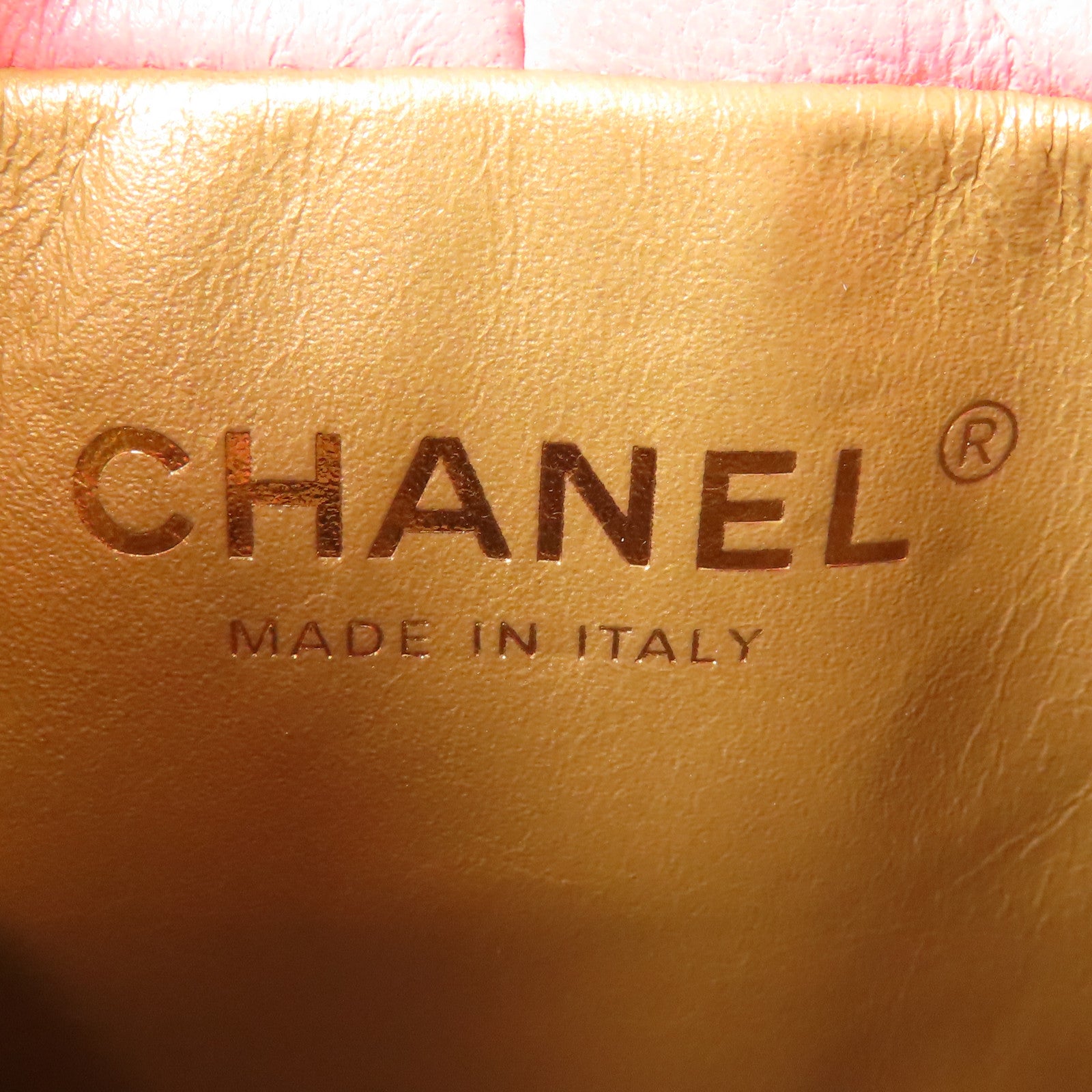 CHANEL 【激減優惠】羊皮皮革Chain Shoulder 金扣鏈帶肩背袋