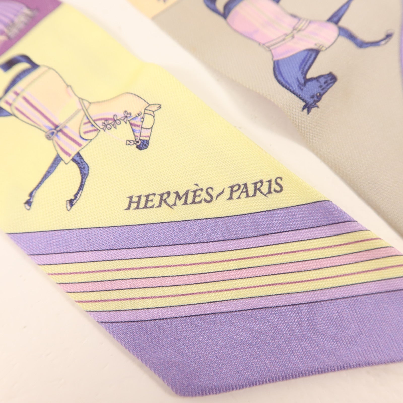 HERMES 絲質Twilly絲巾