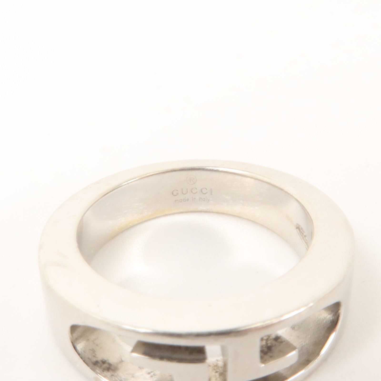 GUCCI 925純銀Interlocking GG Ring戒指