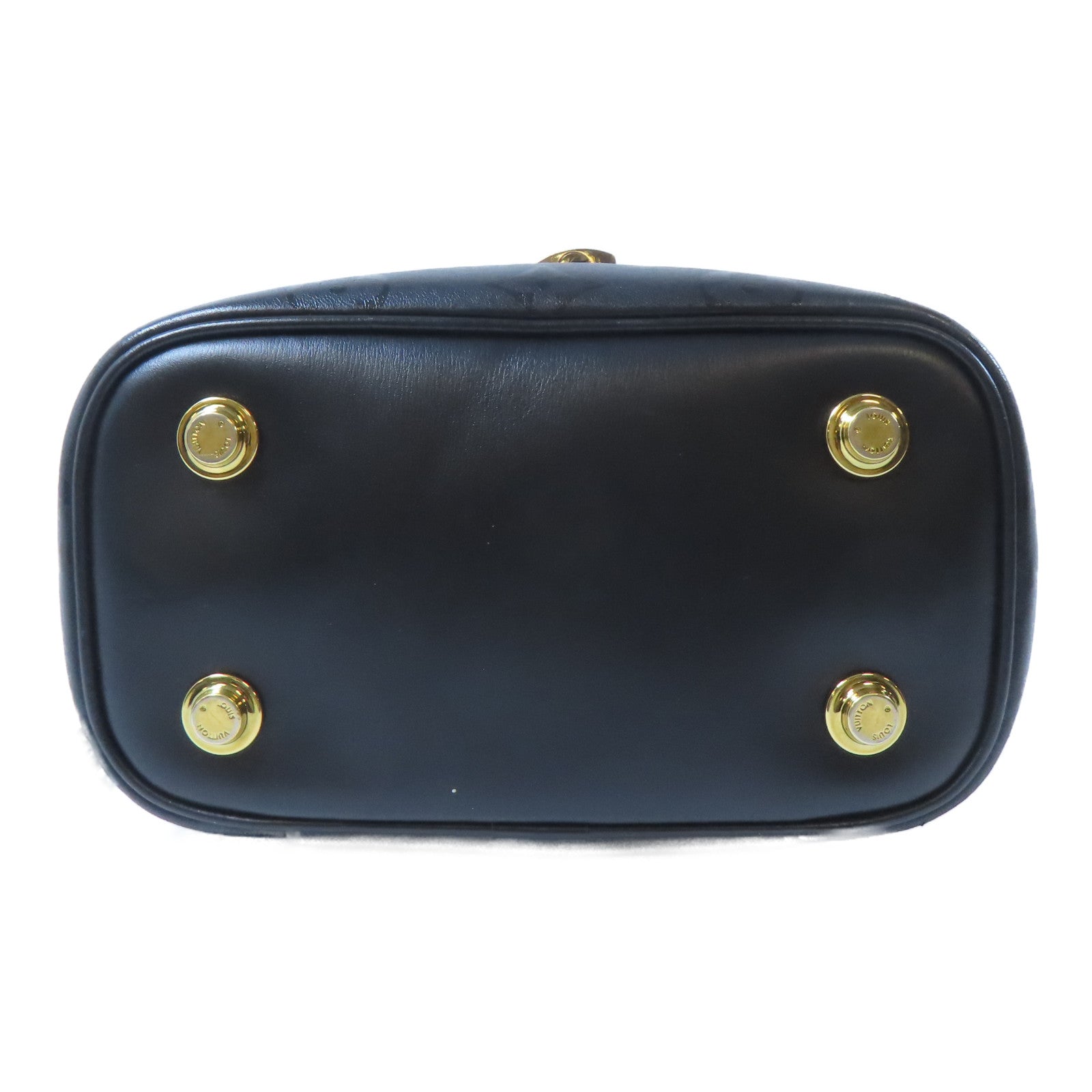 LOUIS VUITTON 【激減優惠】Monogram Ink Vanity PM金扣鏈帶手挽肩背兩用袋黑色