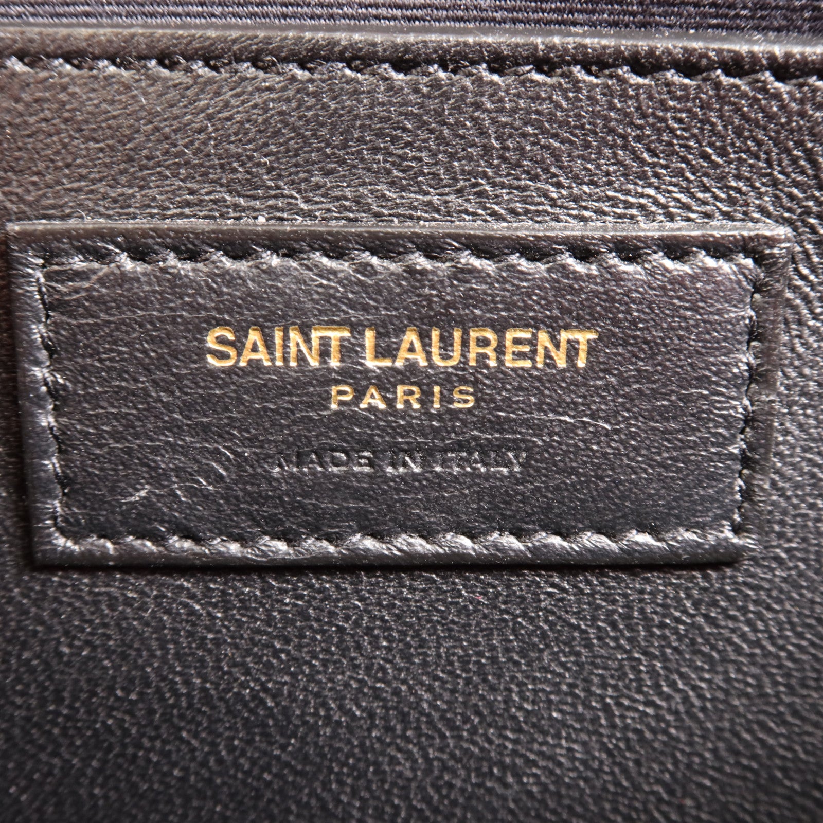 SAINT LAURENT 牛皮皮革Shoulder Bag金扣鏈帶肩背袋