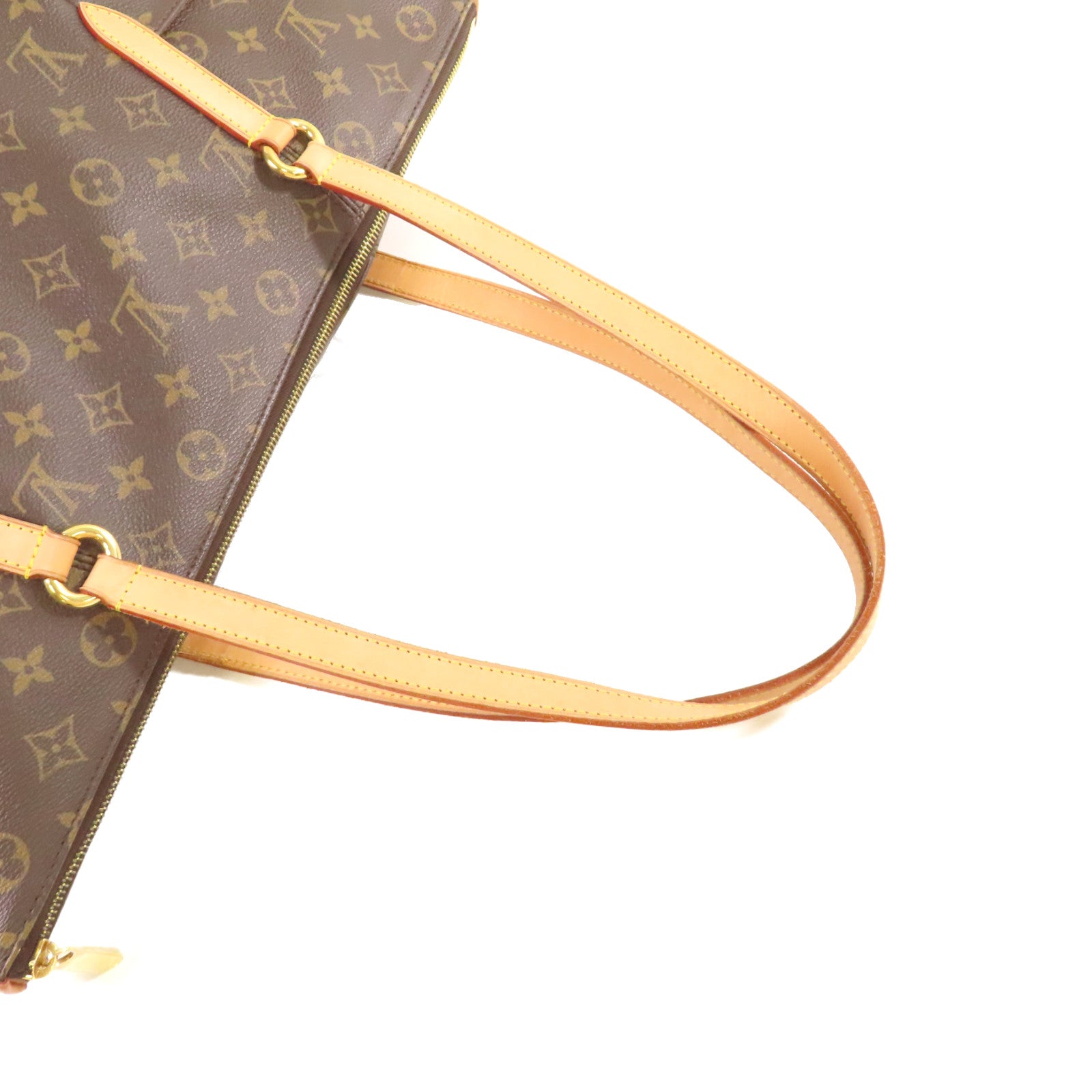 LOUIS VUITTON Monogram Totally GM Shoulder Bag金扣肩背袋啡色