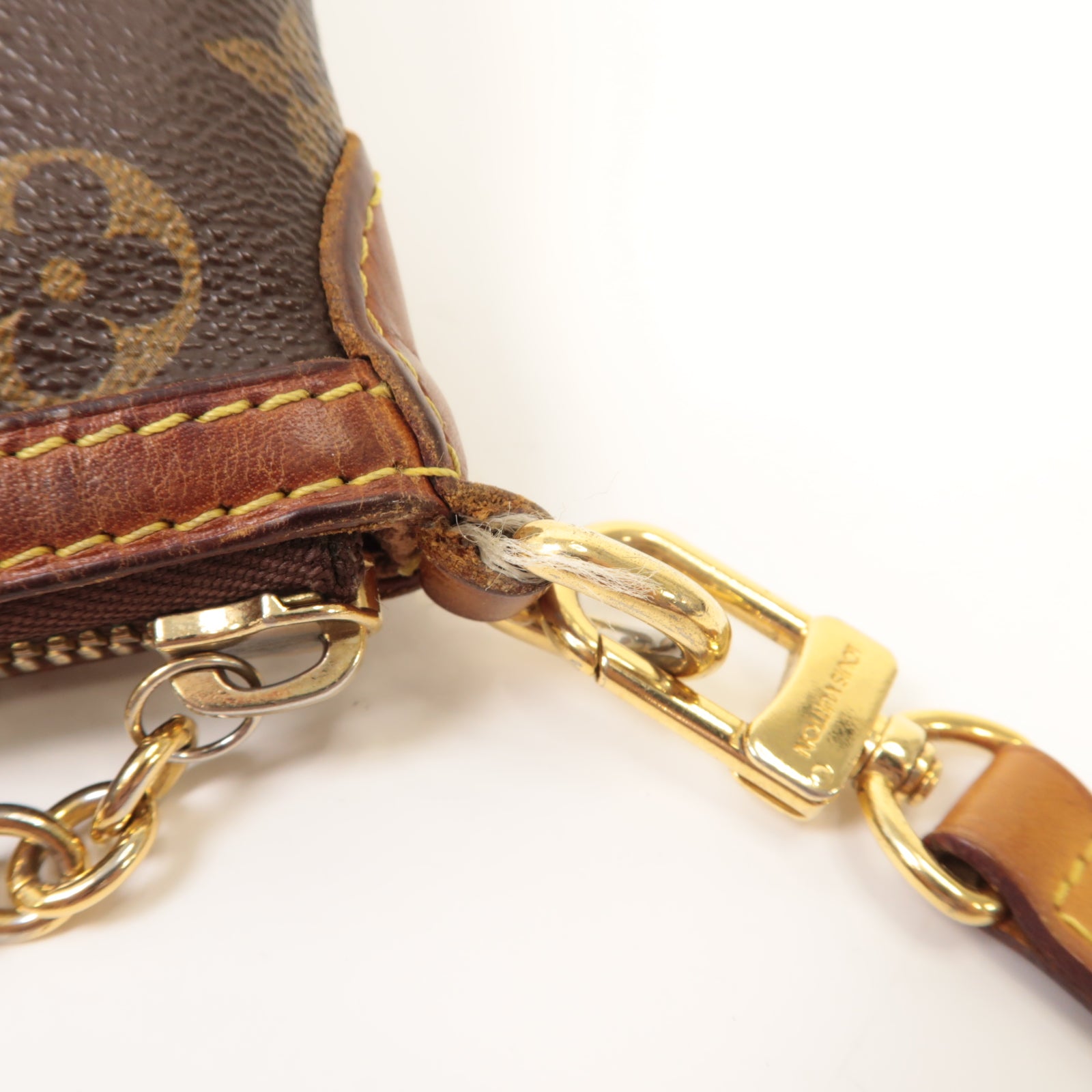 LOUIS VUITTON 【激減優惠】Monogram Palermo PM金扣手挽肩背兩用袋啡色