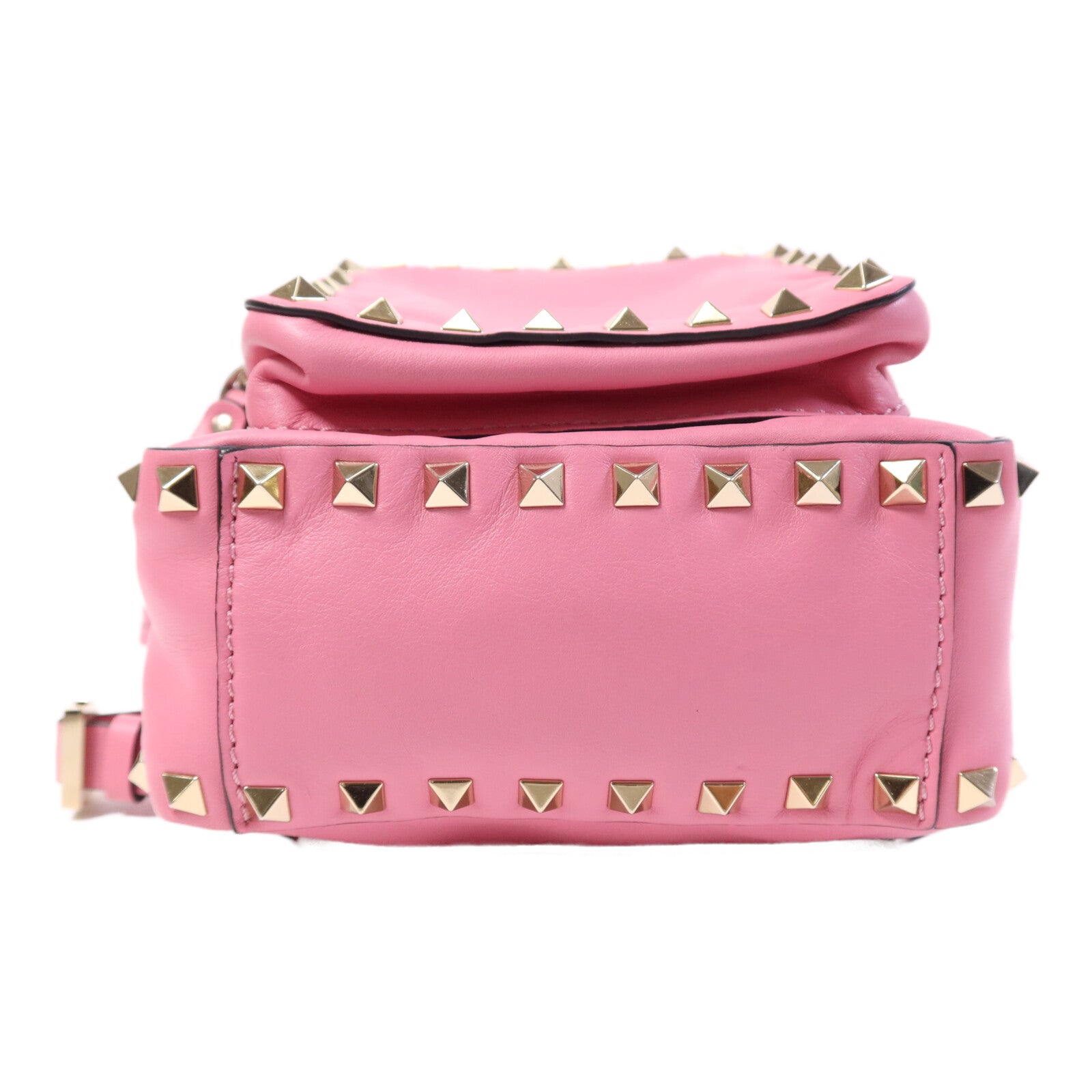 Valentino 牛皮皮革Rockstud Mini Backpack金扣背包