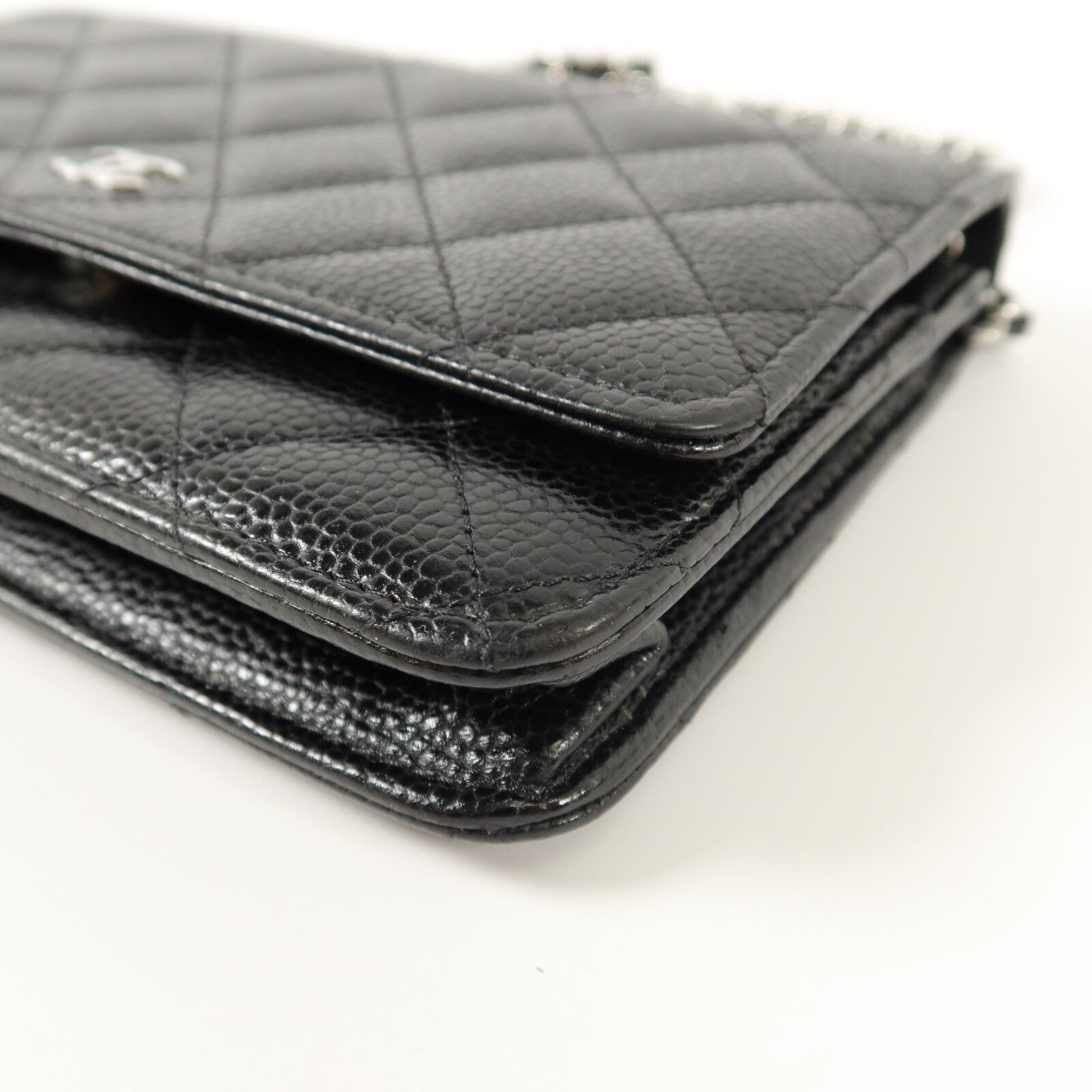 CHANEL 牛皮皮革WOC Wallet On Chain鏈帶肩背袋