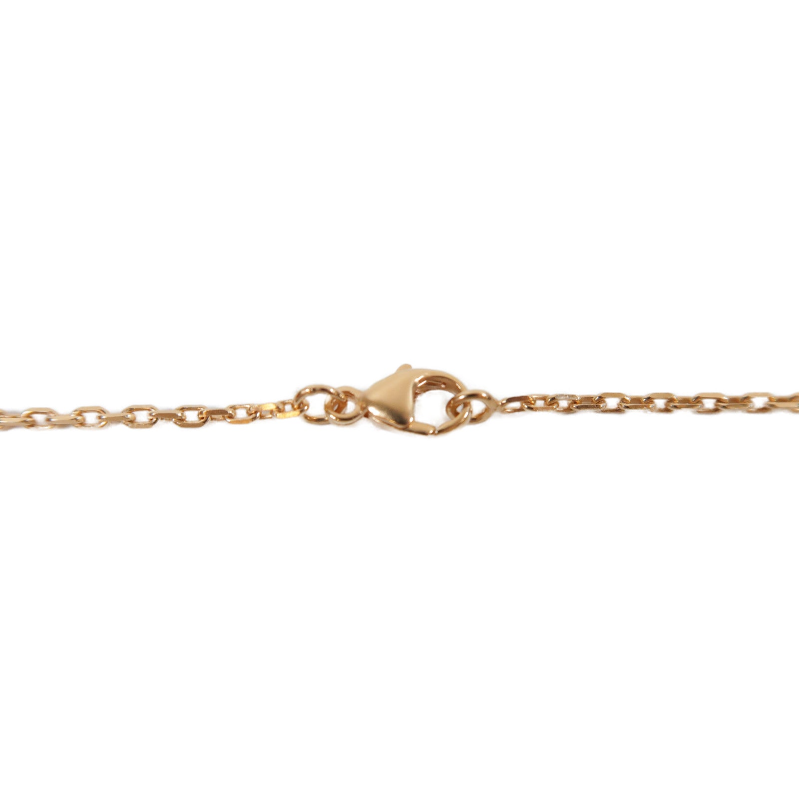HERMES 金屬Pop H Mini Necklace項鍊金色/米色