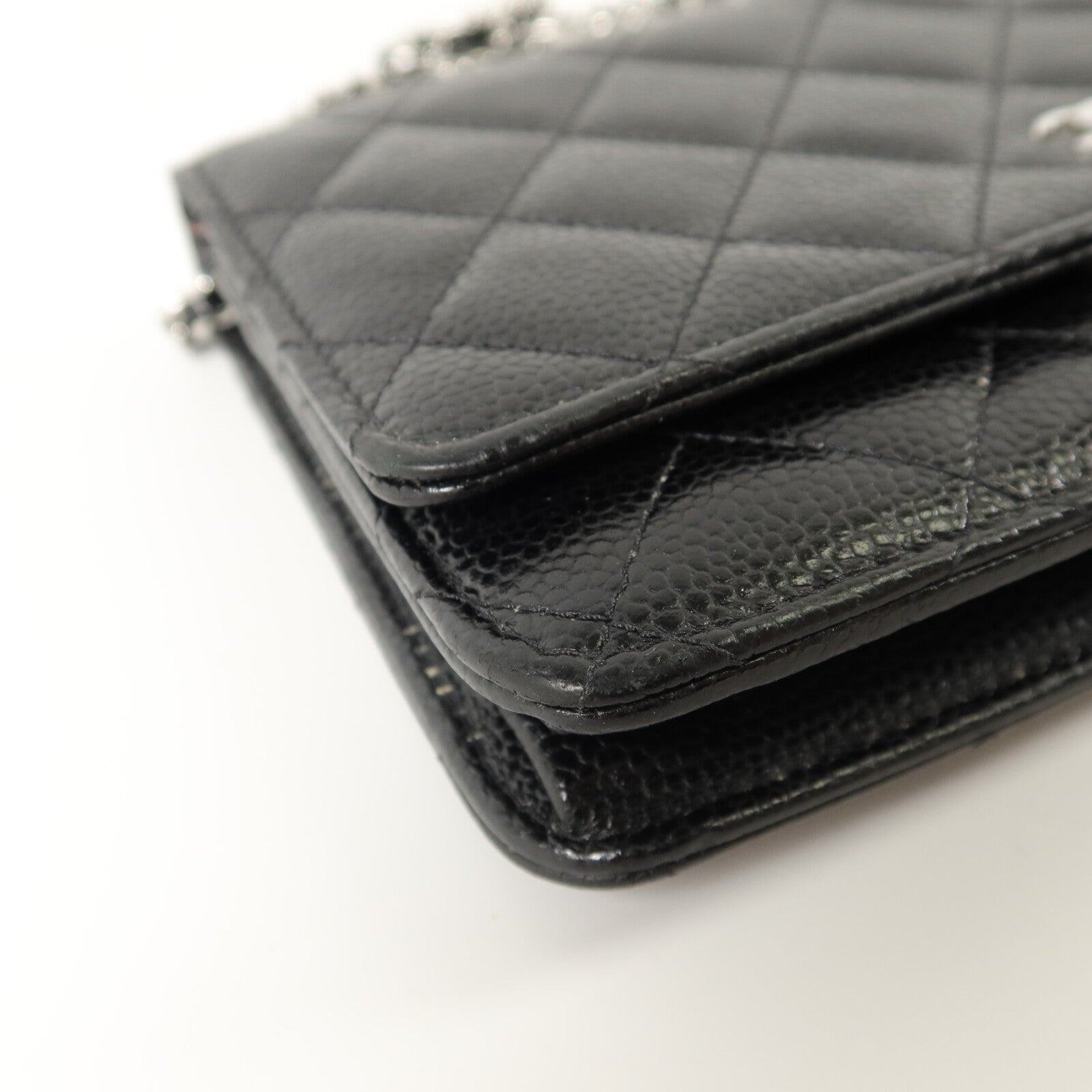 CHANEL 牛皮皮革WOC Wallet On Chain鏈帶肩背袋