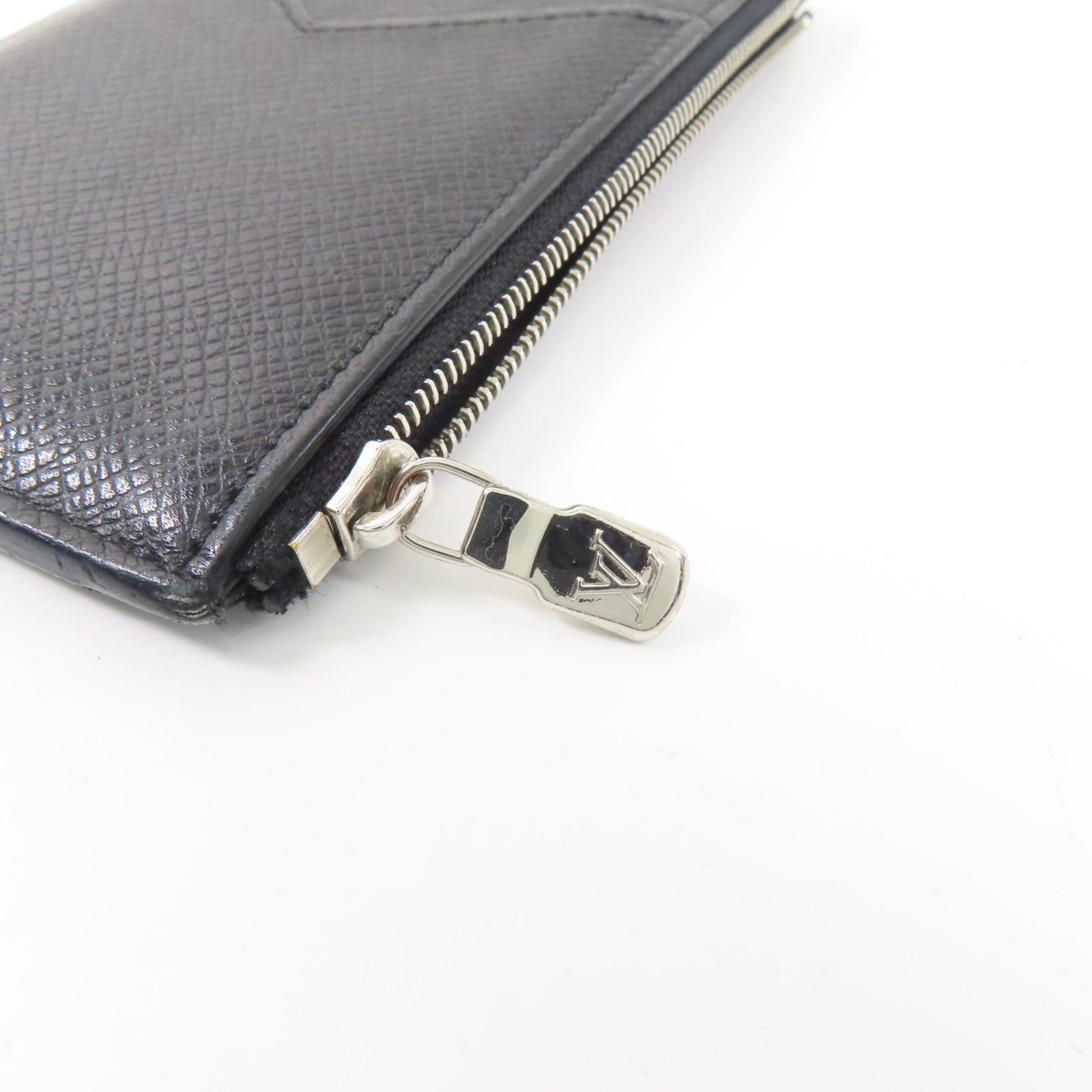 LOUIS VUITTON Taiga Coin/Card Case銀扣零錢包/卡片套