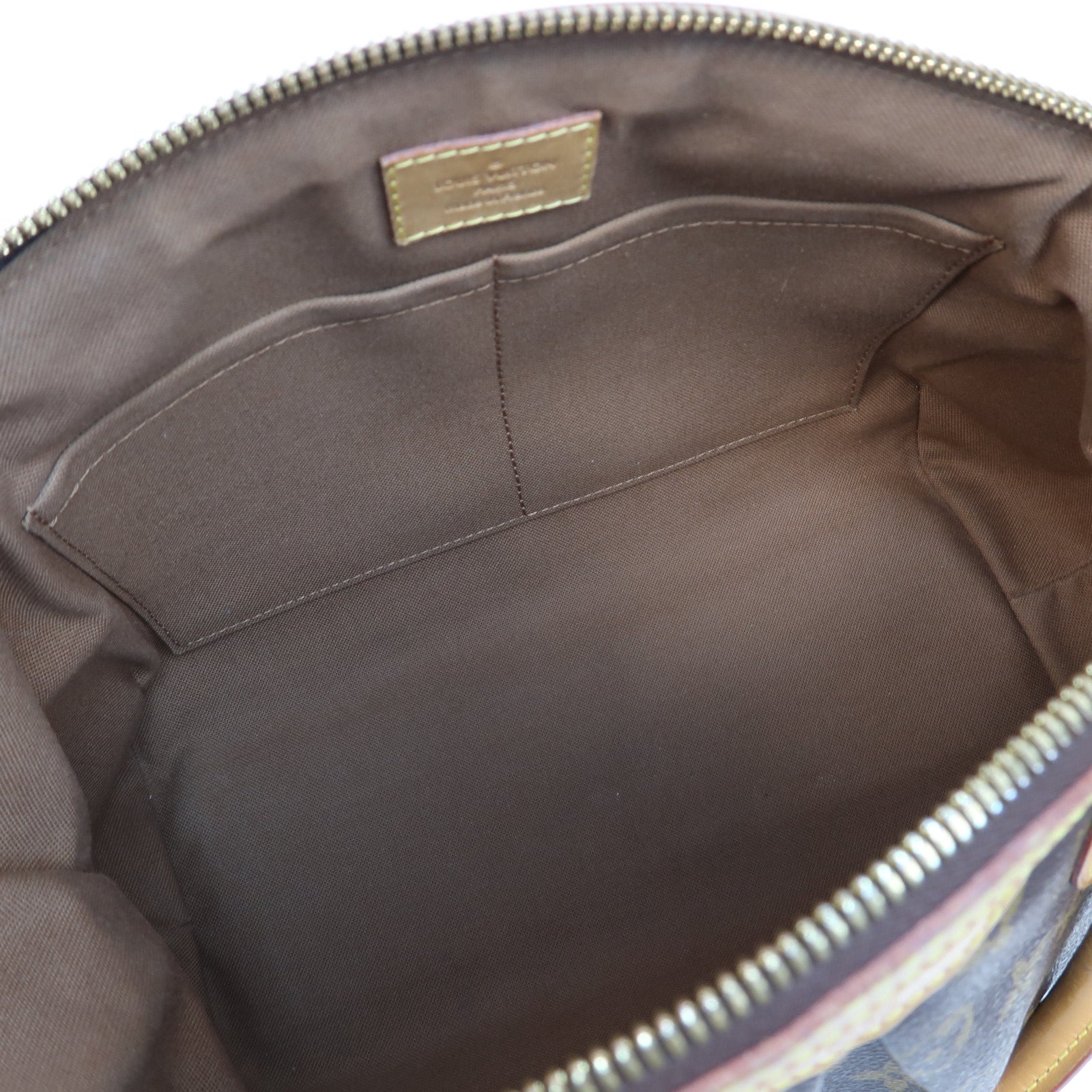 LOUIS VUITTON Monogram Tivoli PM金扣手挽袋啡色