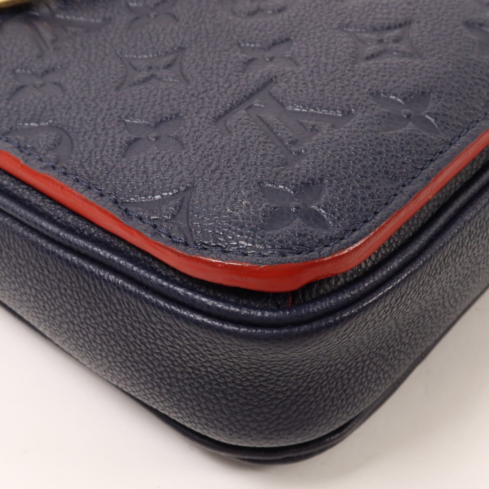LOUIS VUITTON Monogram Empreinte Pochette Metis手挽肩背兩用袋
