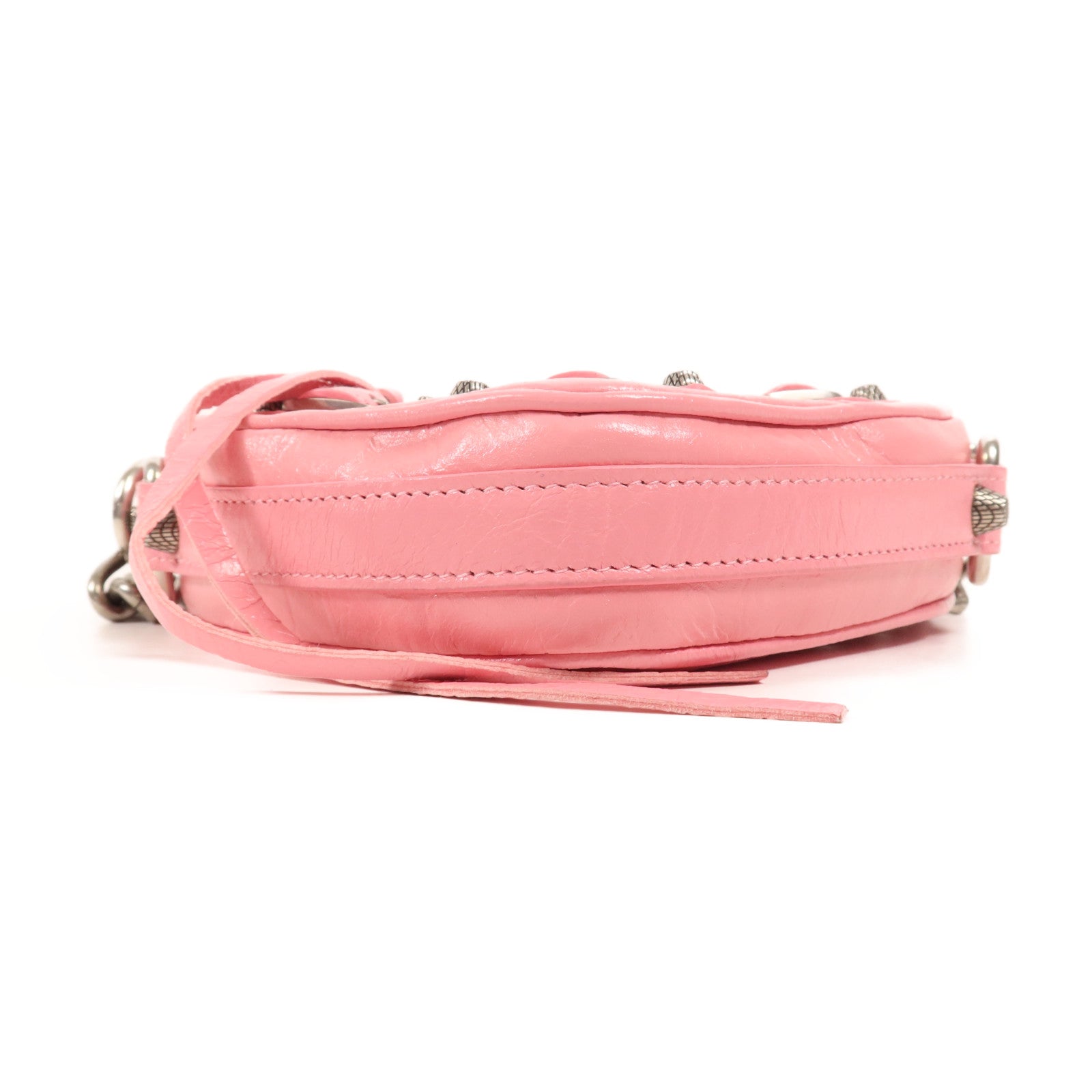 BALENCIAGA 牛皮皮革Chain Shoulder銀扣鏈帶肩背袋