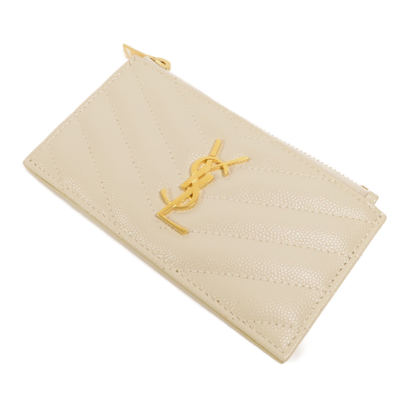 YVES SAINT LAURENT 牛皮皮革Card Case卡片套