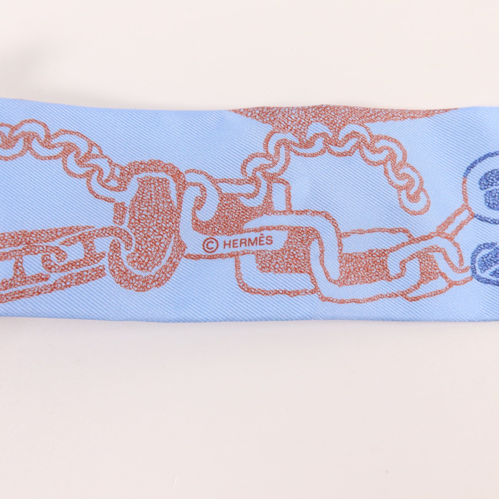 HERMES 絲質Twilly絲巾