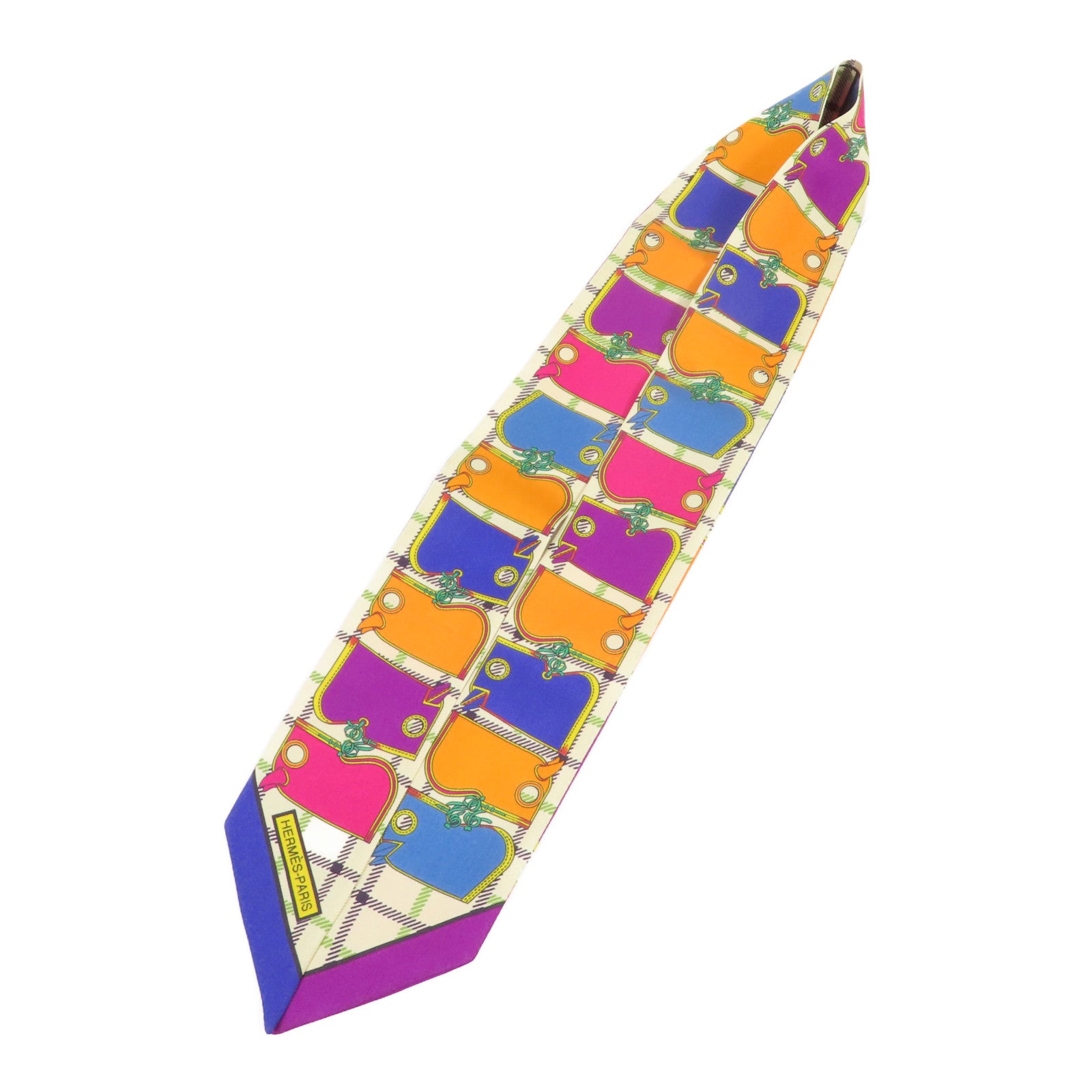 HERMES 絲質Twilly絲巾