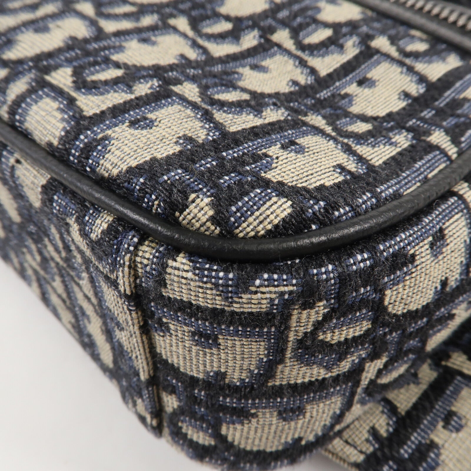 Dior 帆布Belt Bag銀扣腰包