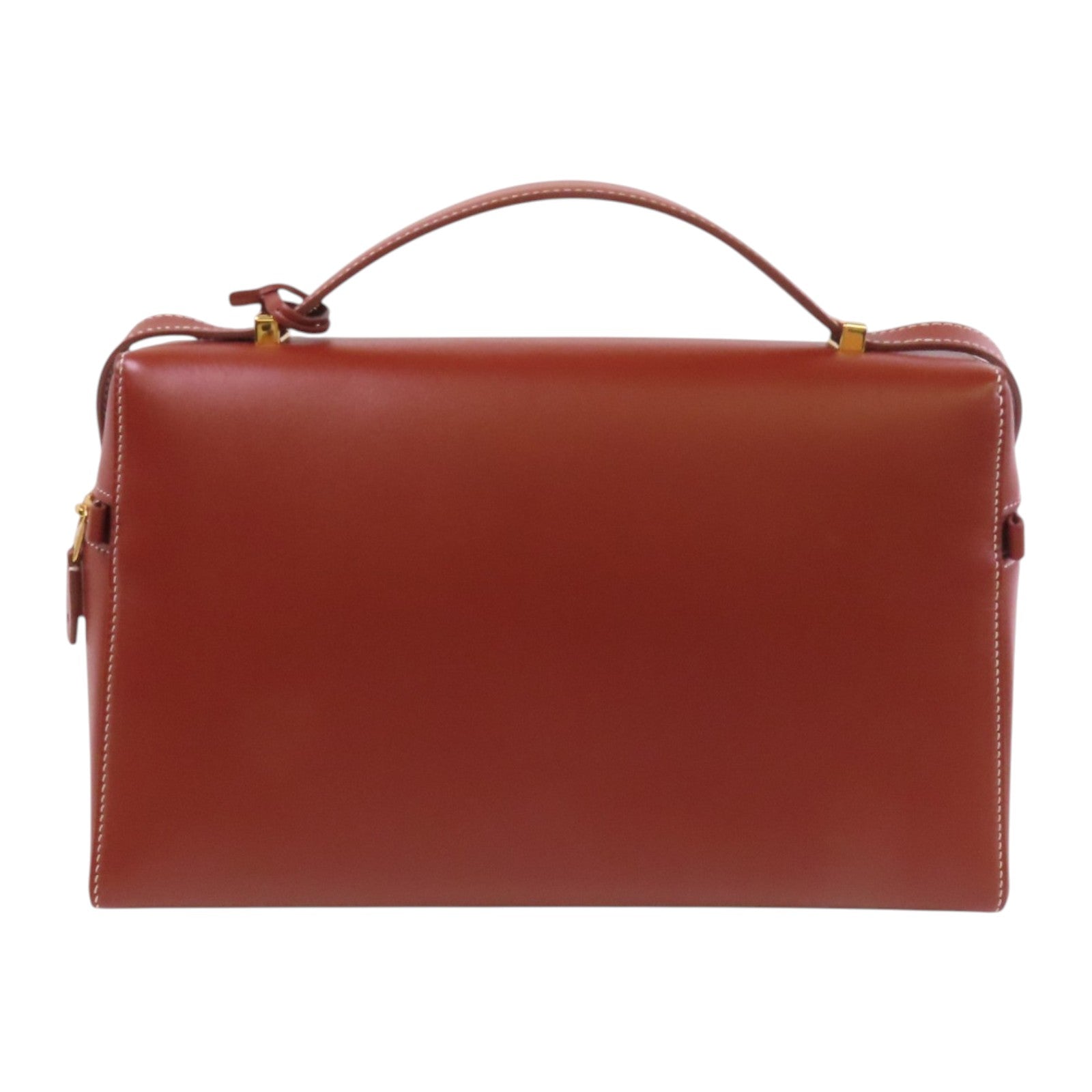 Loro Piana 牛皮皮革Extra Bag L27金扣手挽肩背兩用袋