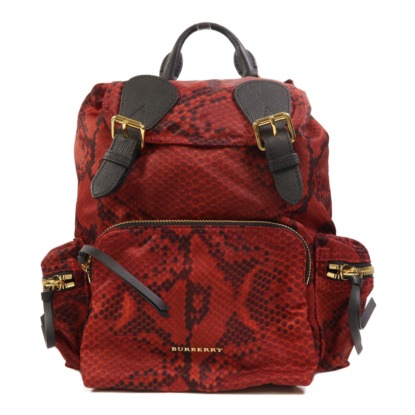 BURBERRY 尼龍Backpack金扣背包