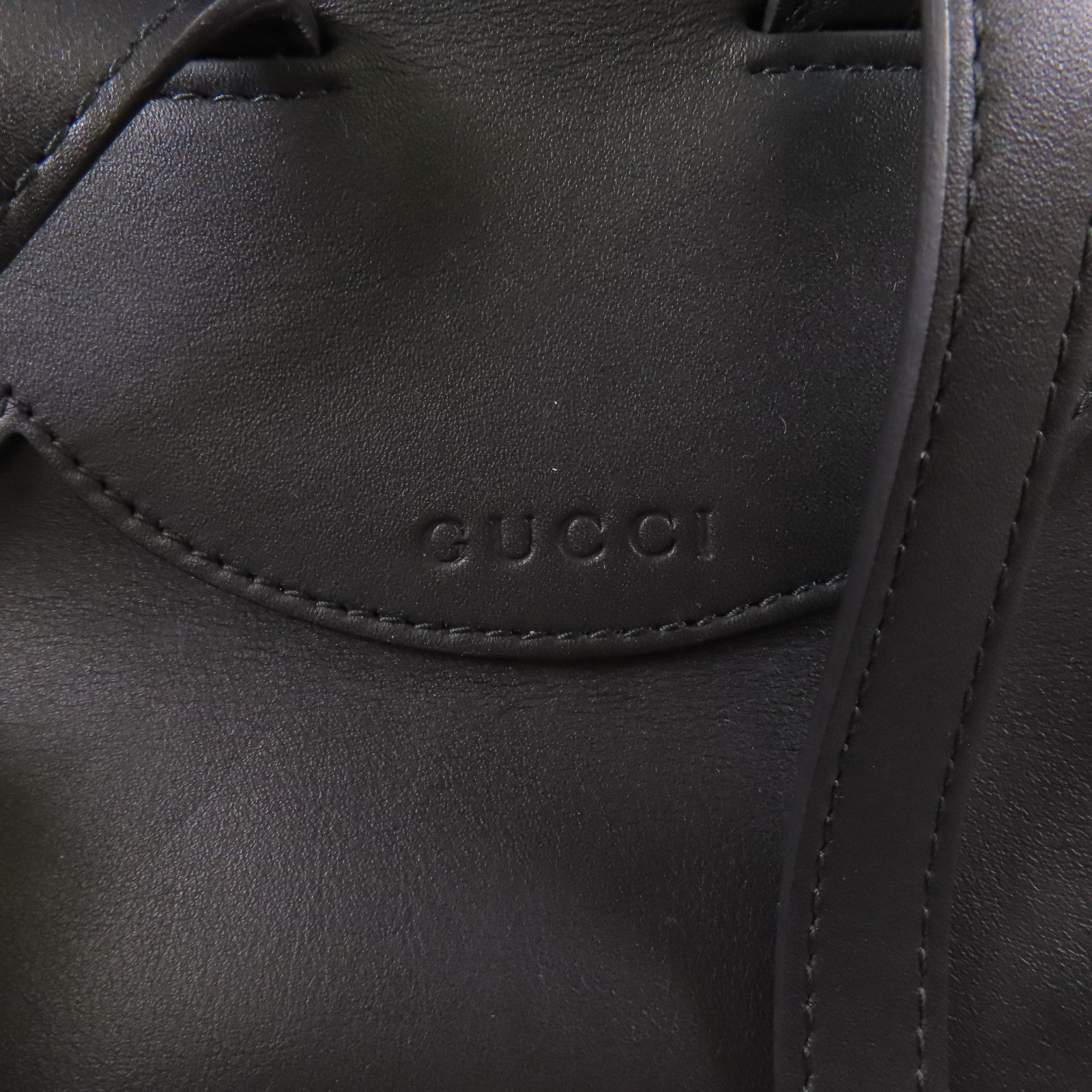 GUCCI 牛皮皮革Backpack金扣背包