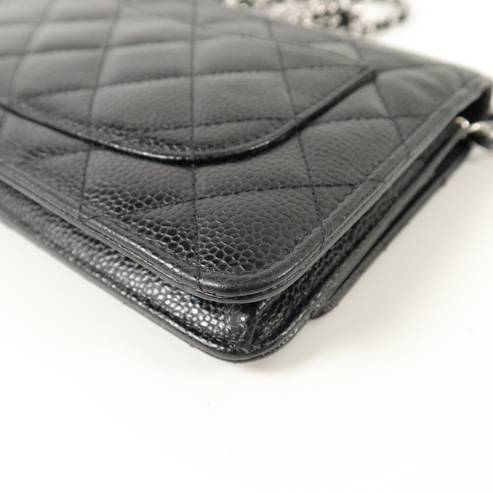 CHANEL 牛皮皮革WOC Wallet On Chain鏈帶肩背袋