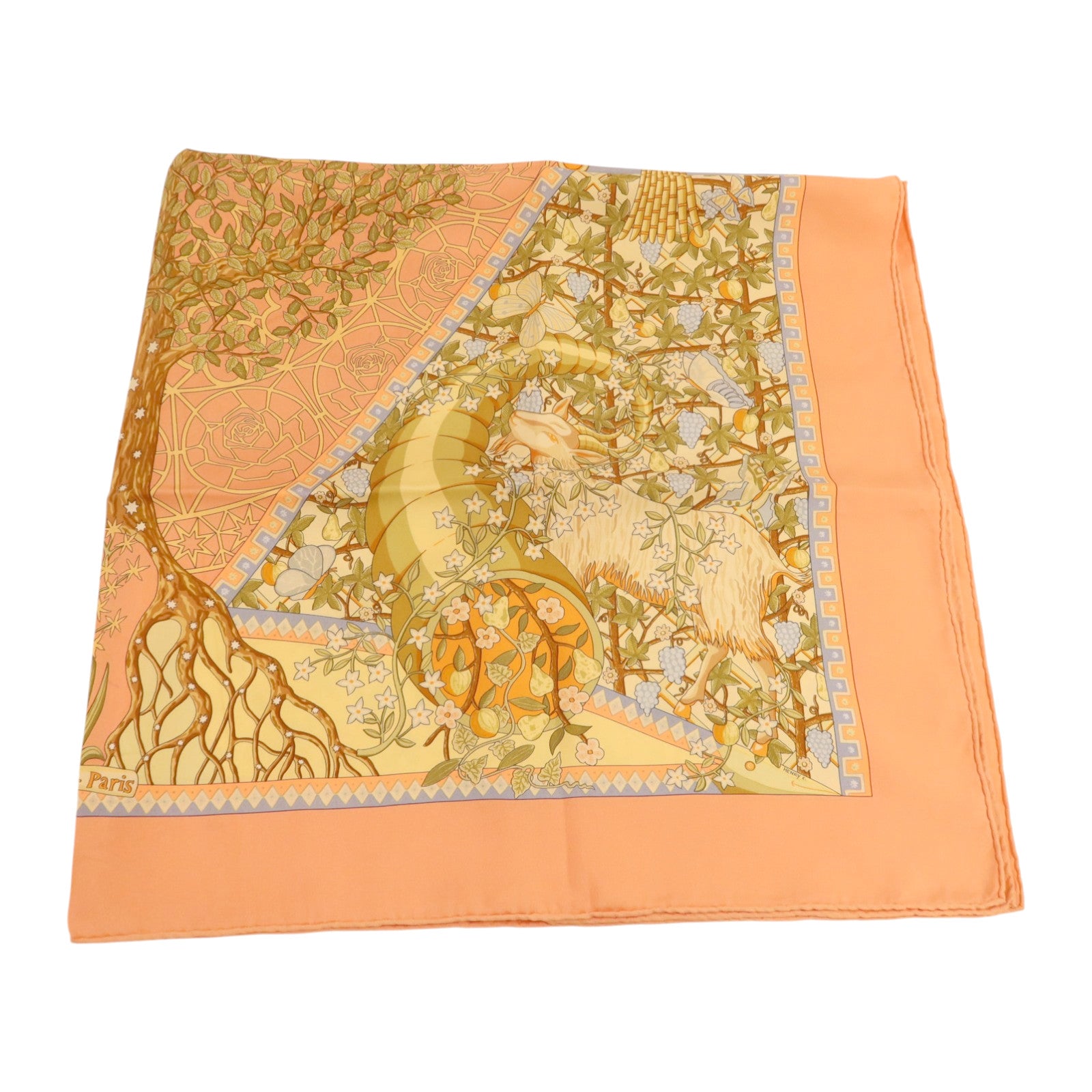 HERMES 絲質Scarf 90X90絲巾