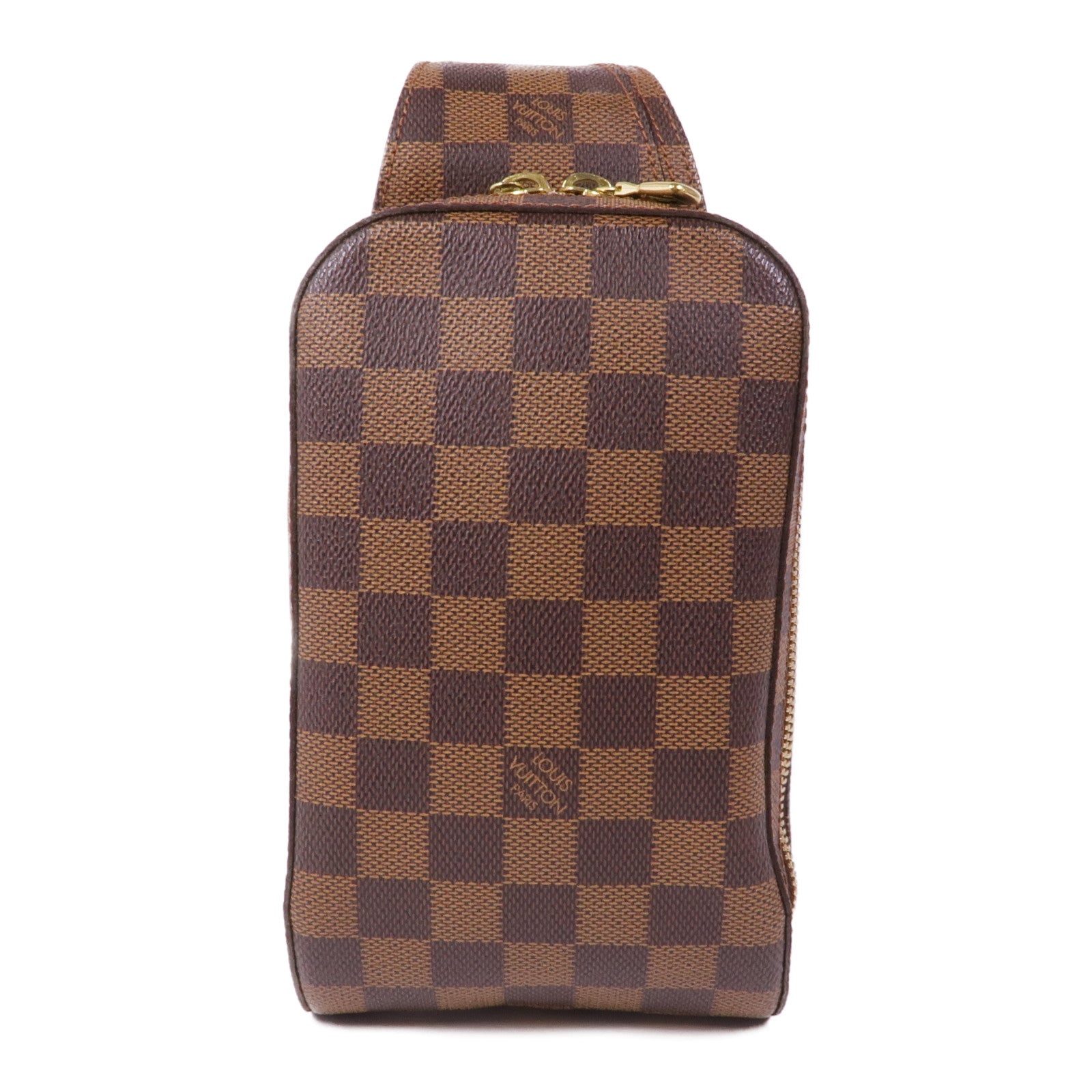 LOUIS VUITTON Damier Geronimos金扣腰包