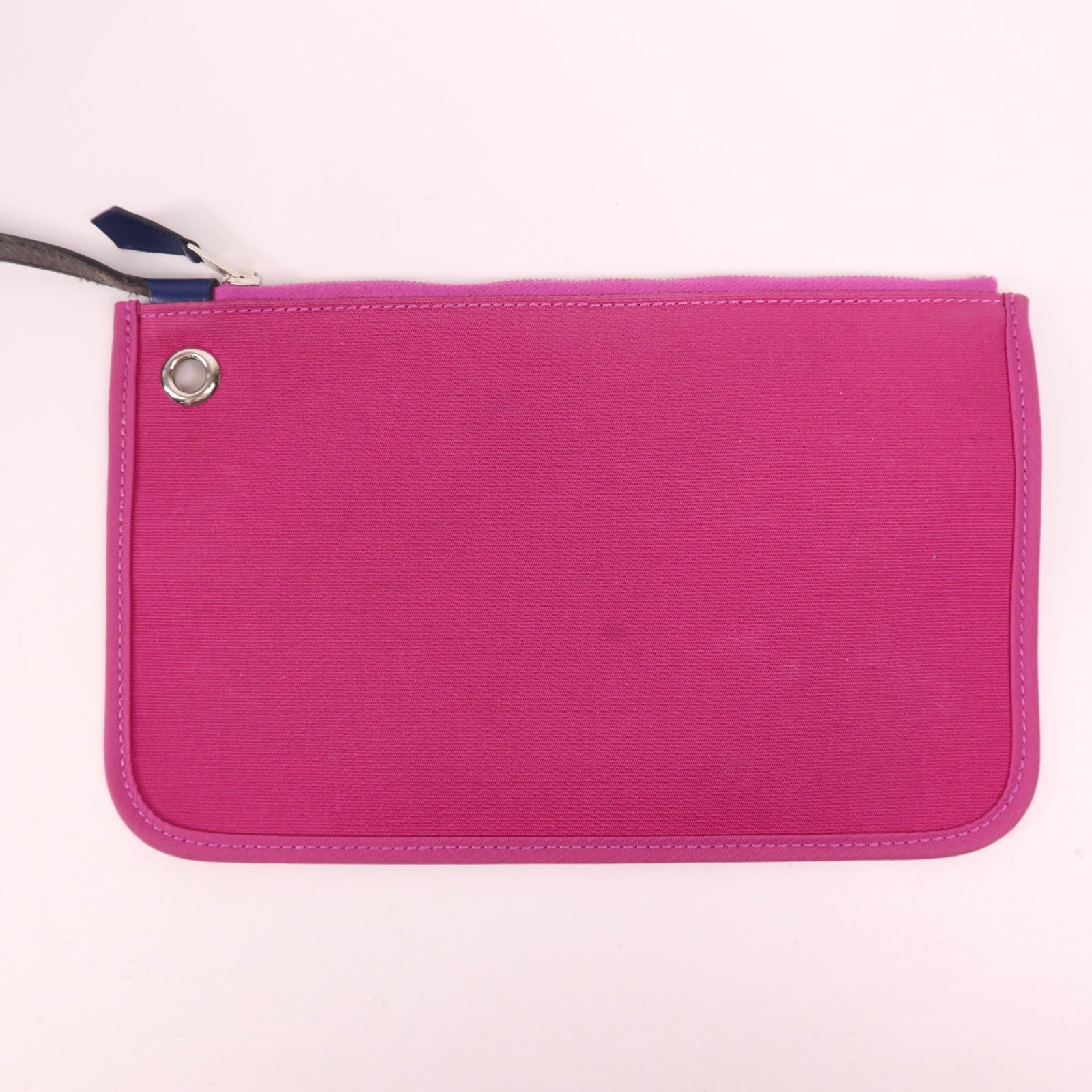 HERMES 帆布Herbag PM銀扣手挽肩背兩用袋Magnolia