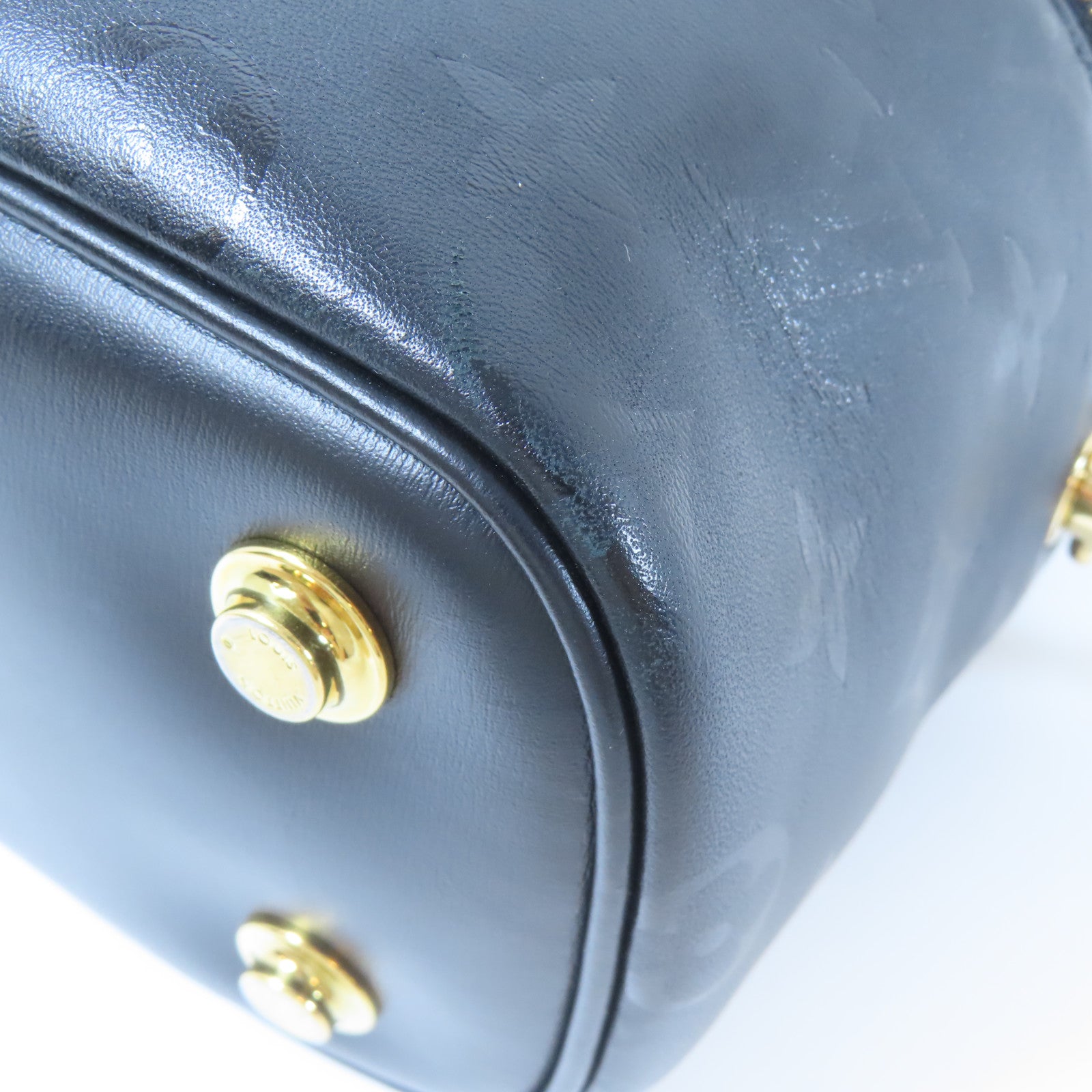 LOUIS VUITTON 【激減優惠】Monogram Ink Vanity PM金扣鏈帶手挽肩背兩用袋黑色