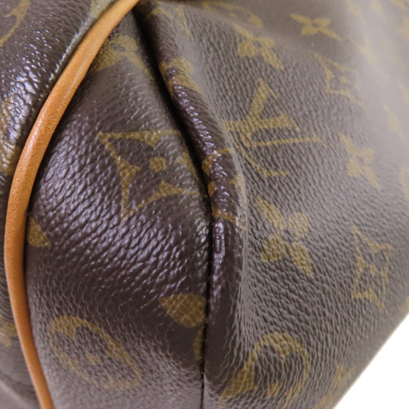 LOUIS VUITTON Monogram Totally GM Shoulder Bag金扣肩背袋啡色