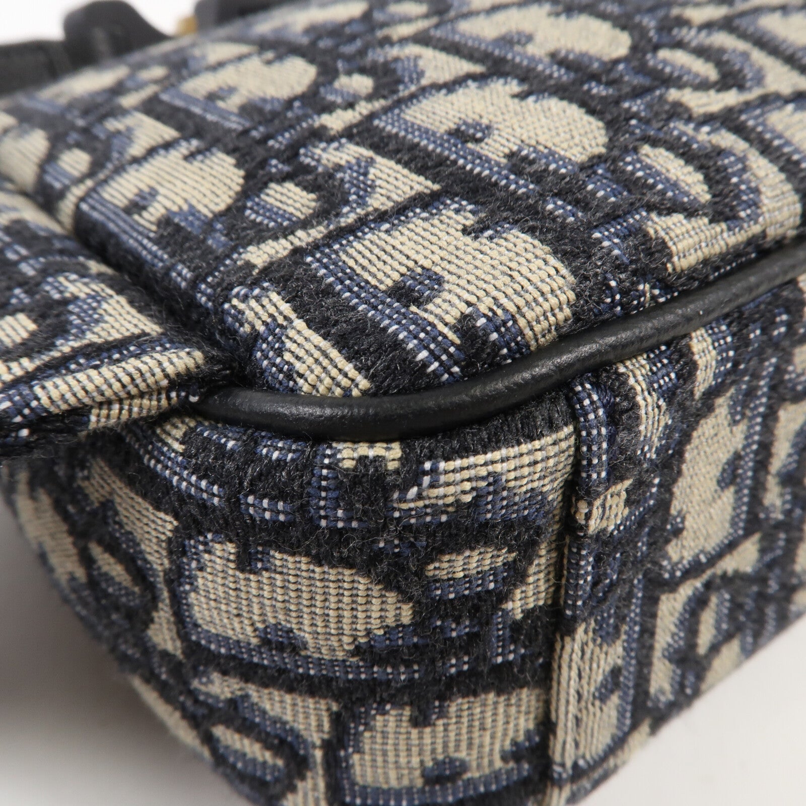 Dior 帆布Belt Bag銀扣腰包