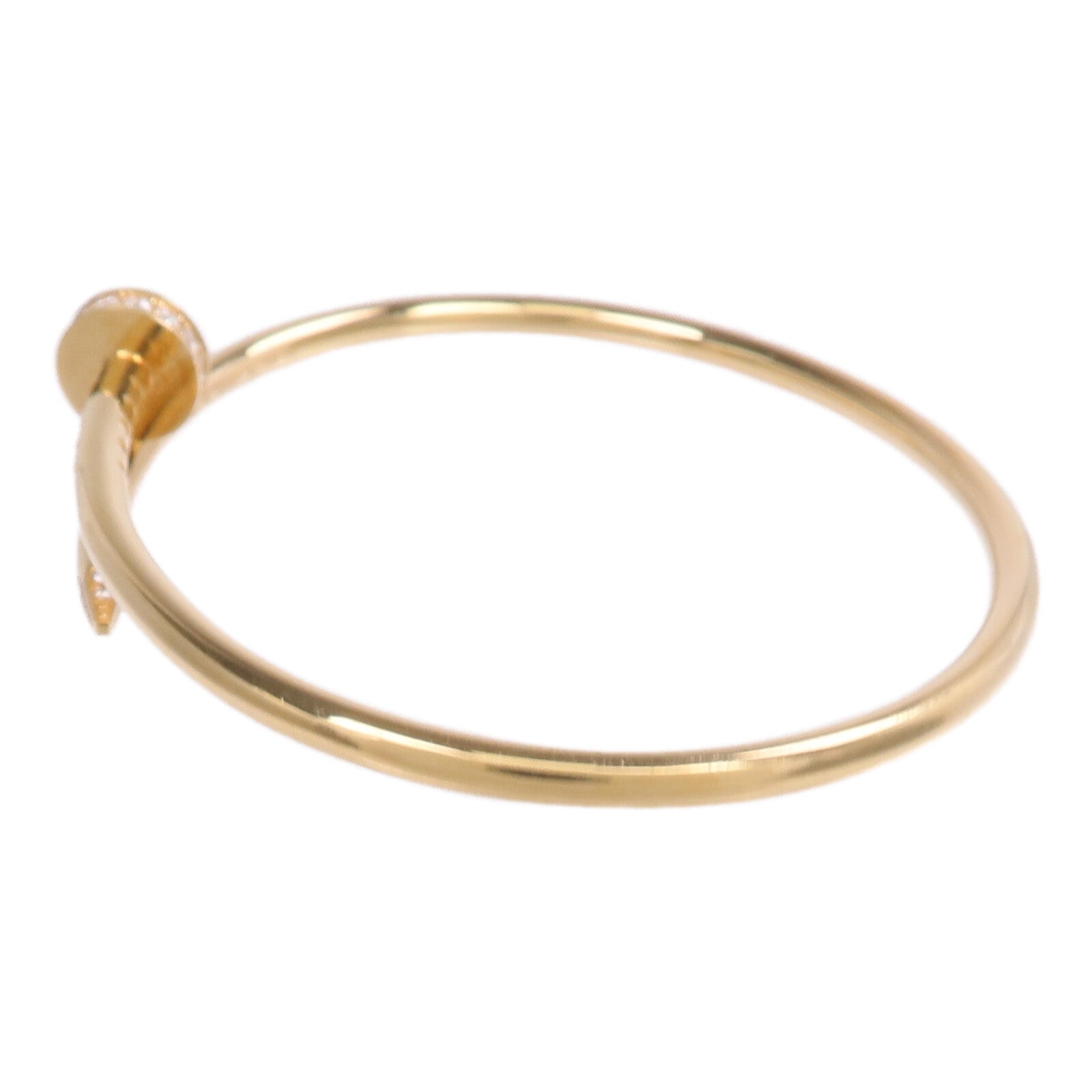 CARTIER 18K黃金Juste un Clou Small Model鑽石手鐲Cartier#15