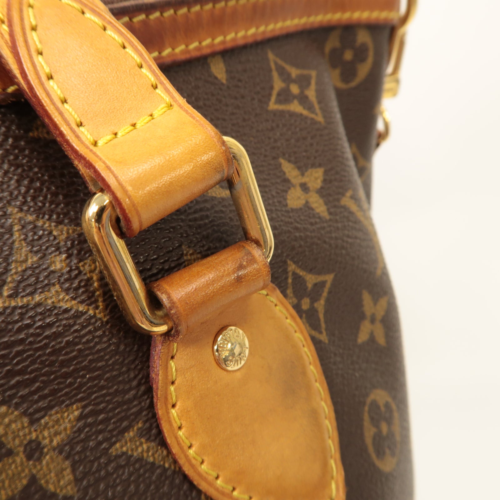 LOUIS VUITTON 【激減優惠】Monogram Palermo PM金扣手挽肩背兩用袋啡色