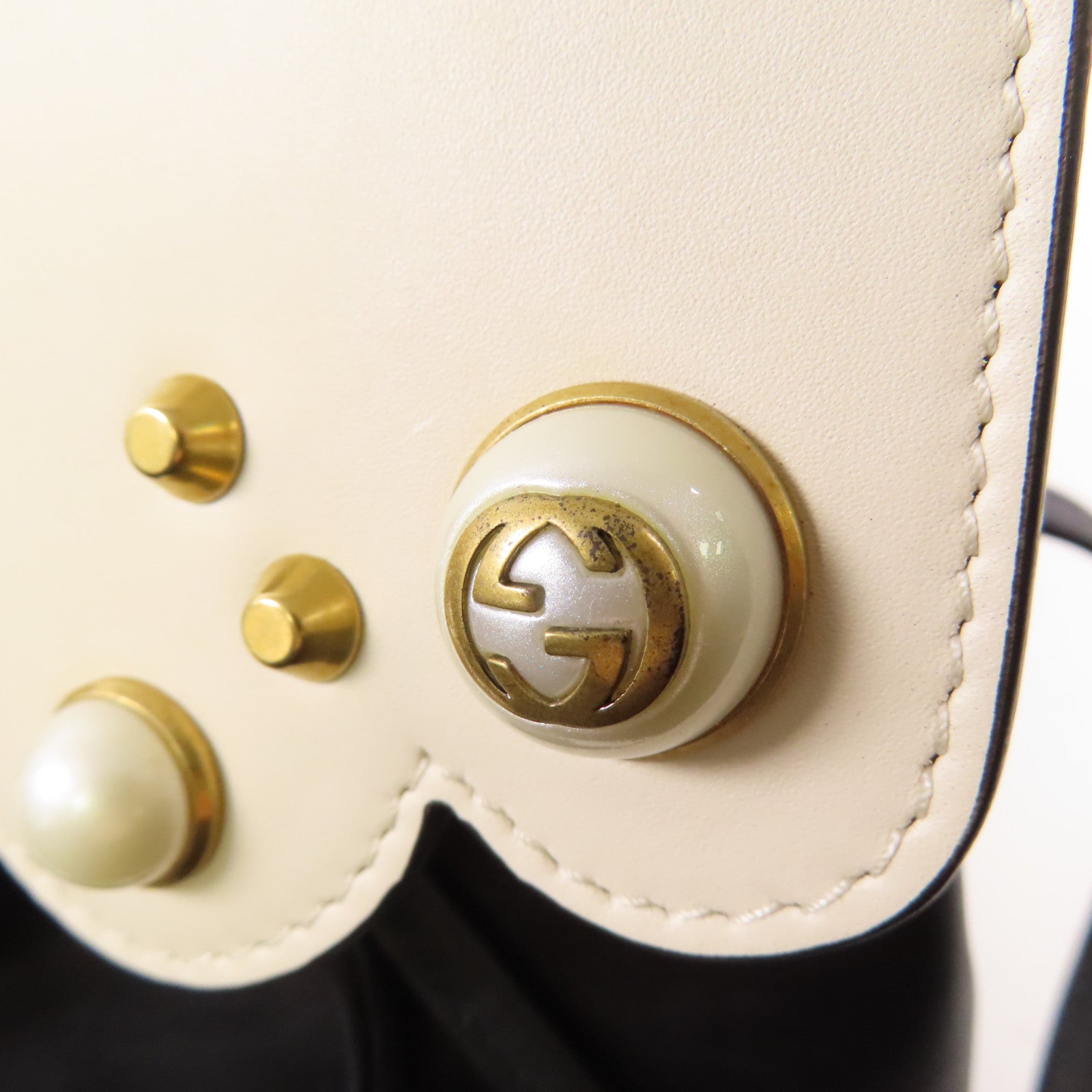 GUCCI 【激減優惠】牛皮皮革Backpack金扣背包