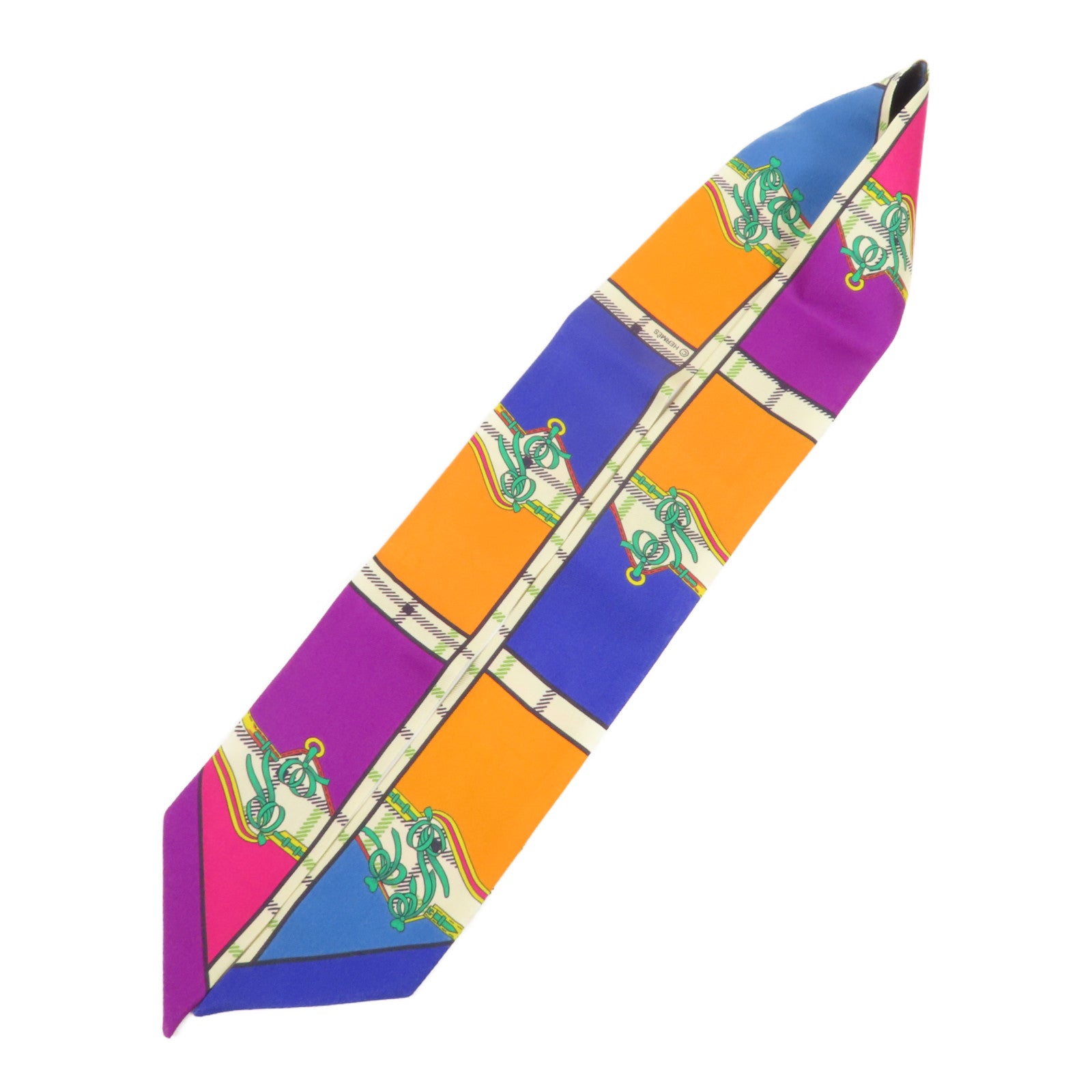 HERMES 絲質Twilly絲巾