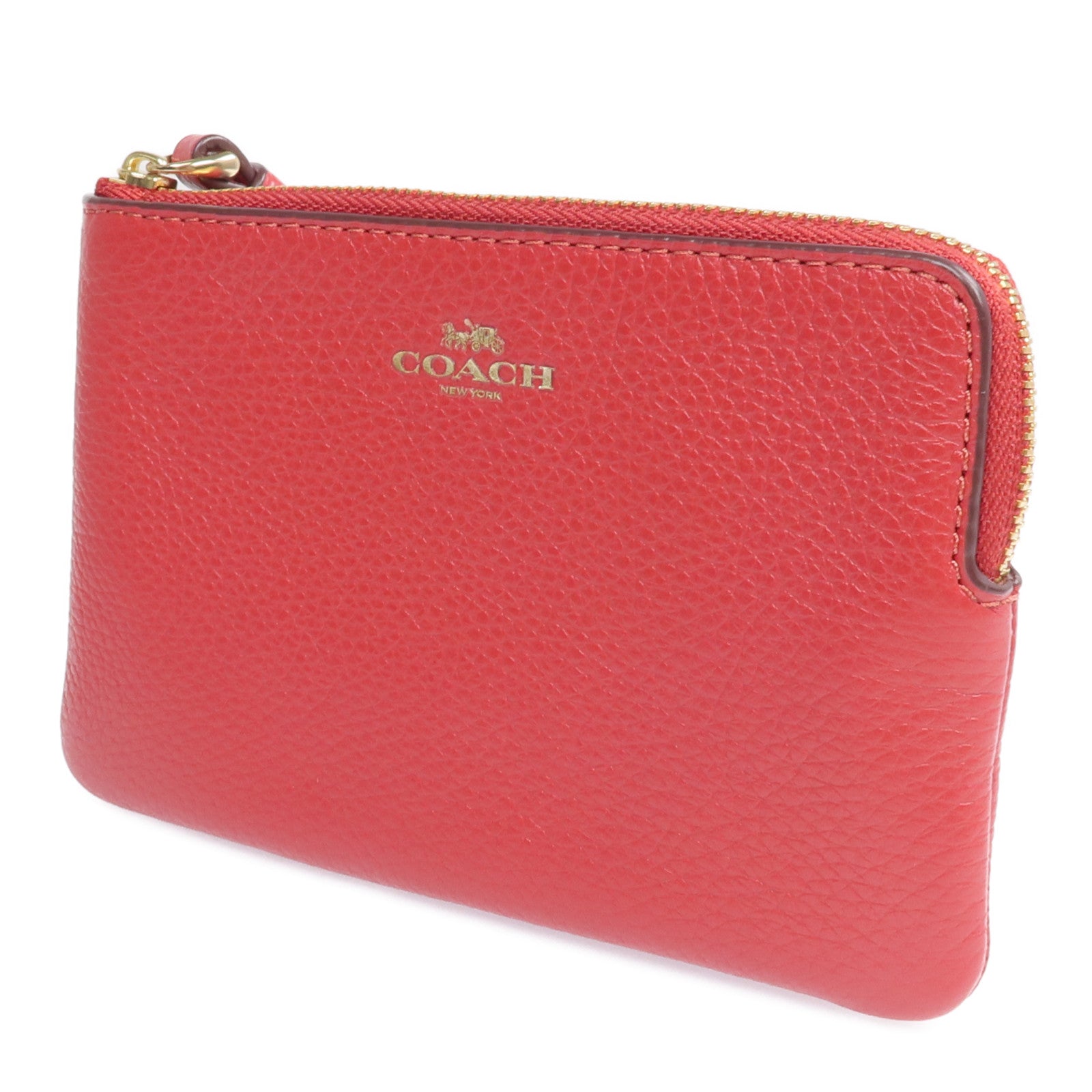 COACH 【激減優惠】牛皮皮革Wallet金扣長錢包