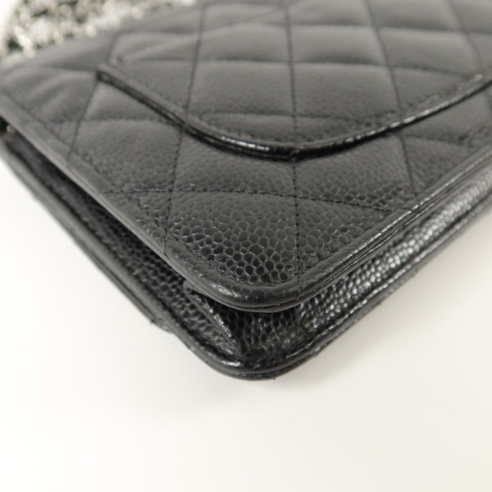 CHANEL 牛皮皮革WOC Wallet On Chain鏈帶肩背袋