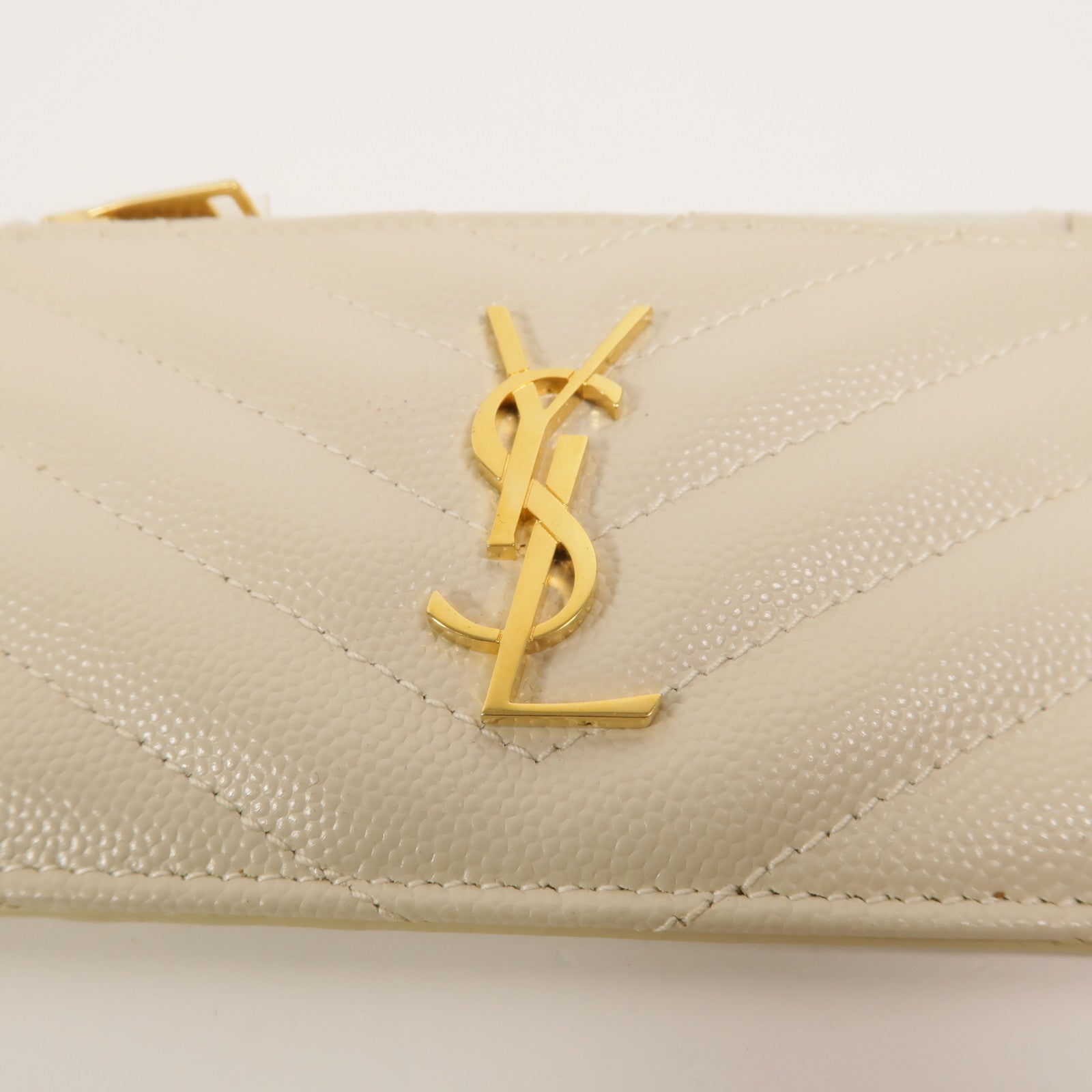 YVES SAINT LAURENT 牛皮皮革Card Case卡片套