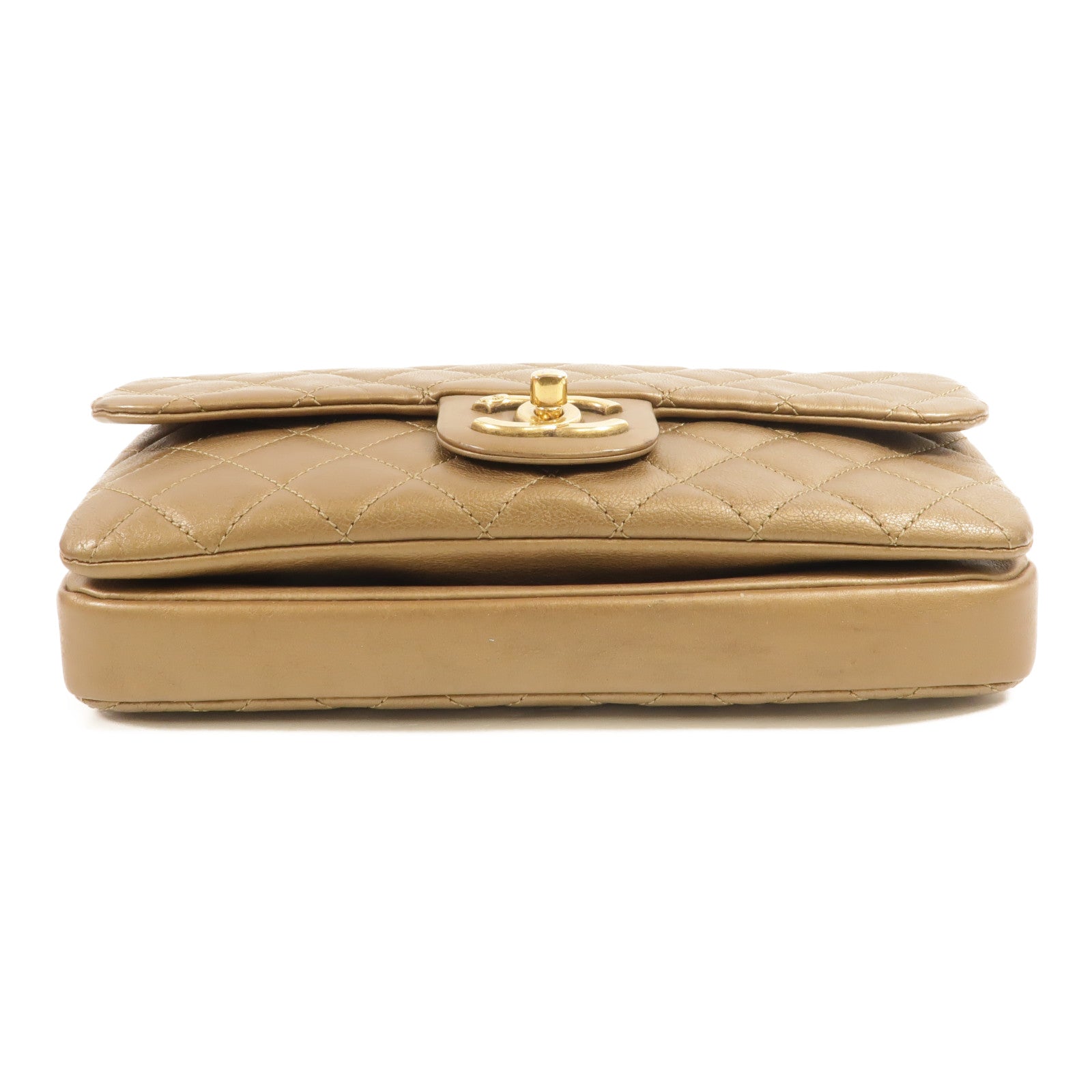 CHANEL 牛皮皮革CC Crown Flap肩背袋