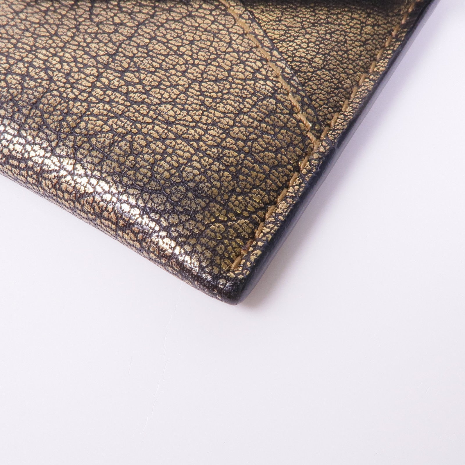 SELECTION 牛皮皮革Card Case金扣卡片套