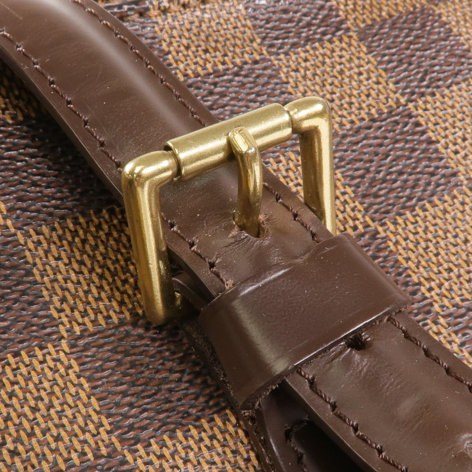 LOUIS VUITTON Damier Chelsea金扣手挽袋/肩背袋