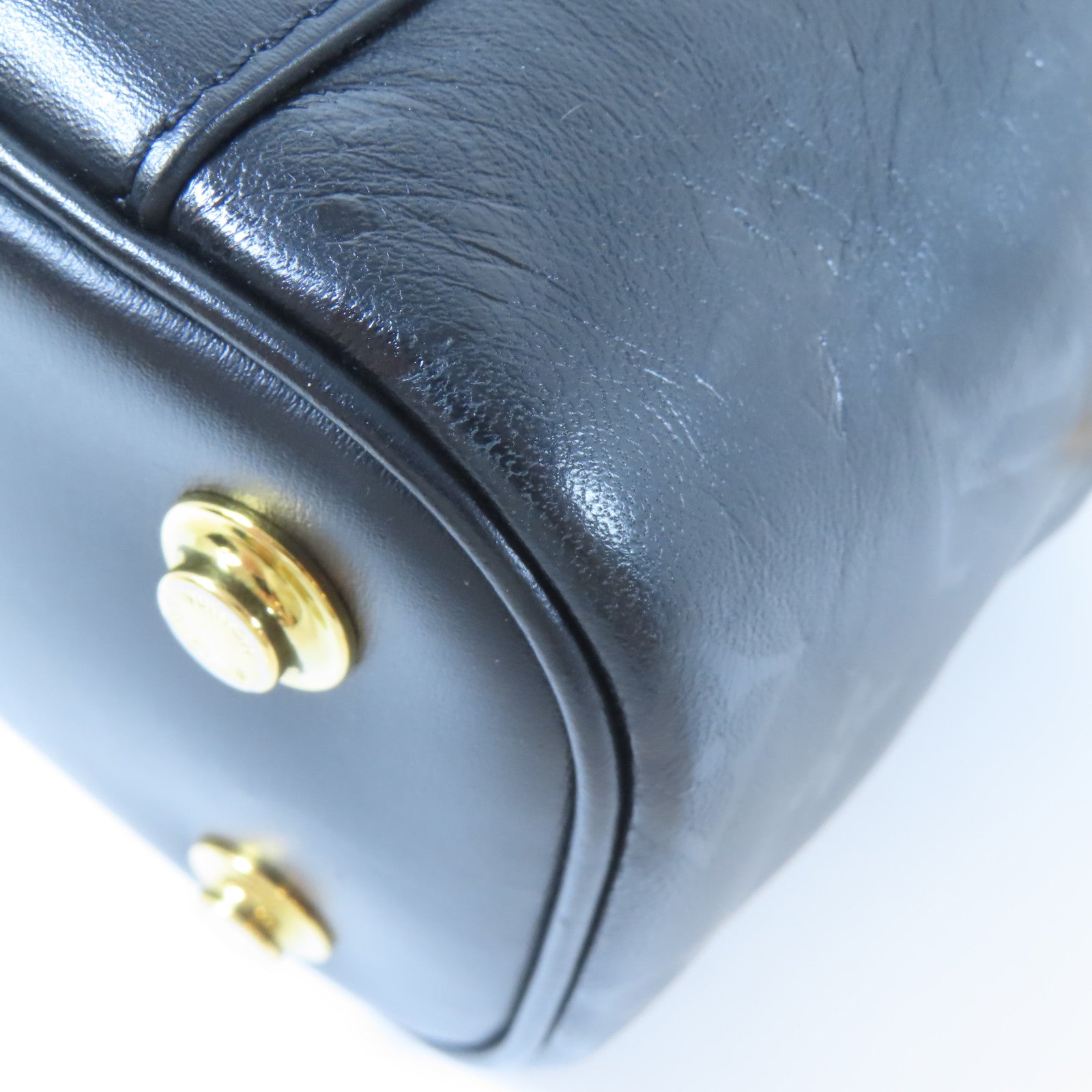 LOUIS VUITTON 【激減優惠】Monogram Ink Vanity PM金扣鏈帶手挽肩背兩用袋黑色
