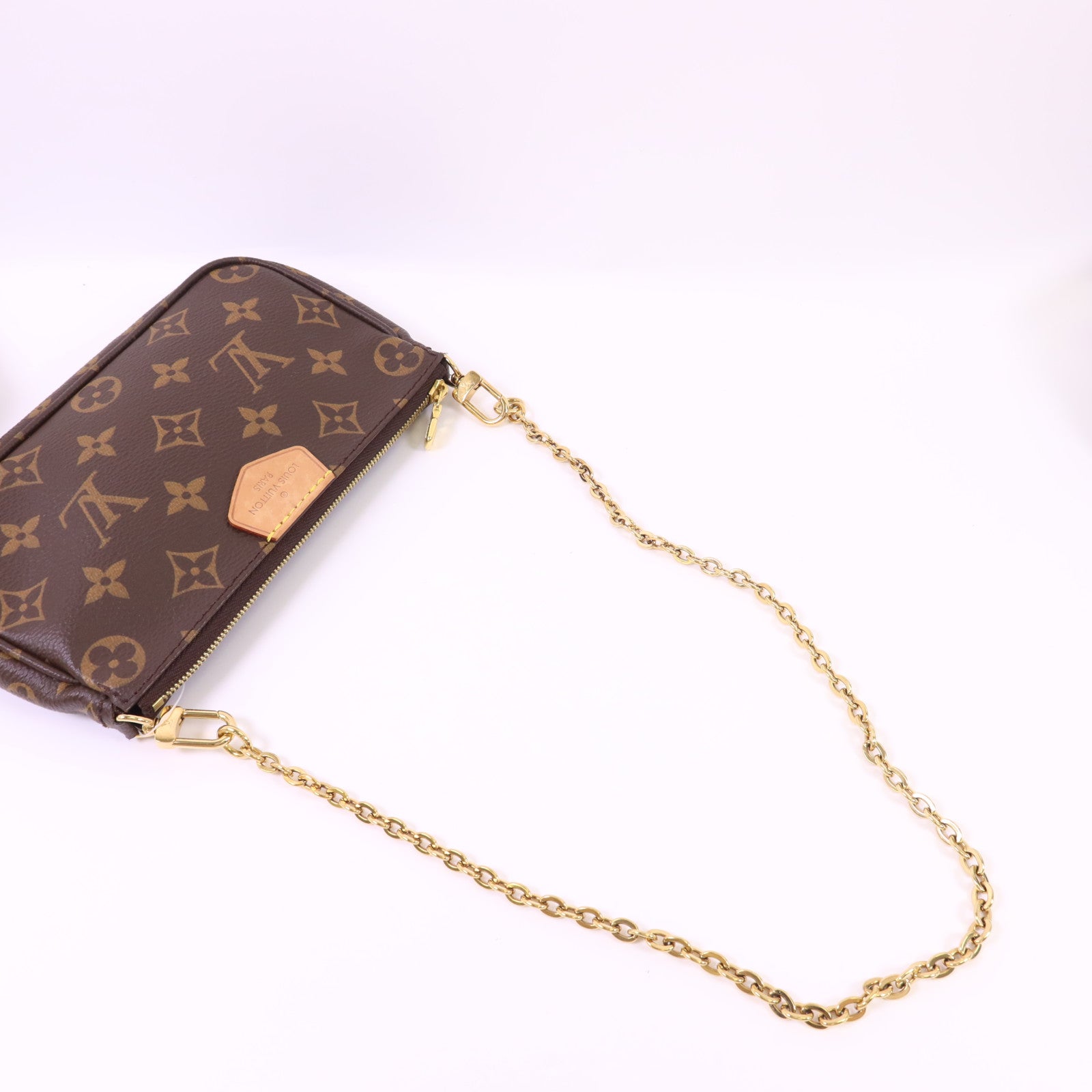 LOUIS VUITTON Monogram Multi Pochette Accessoires金扣肩背袋