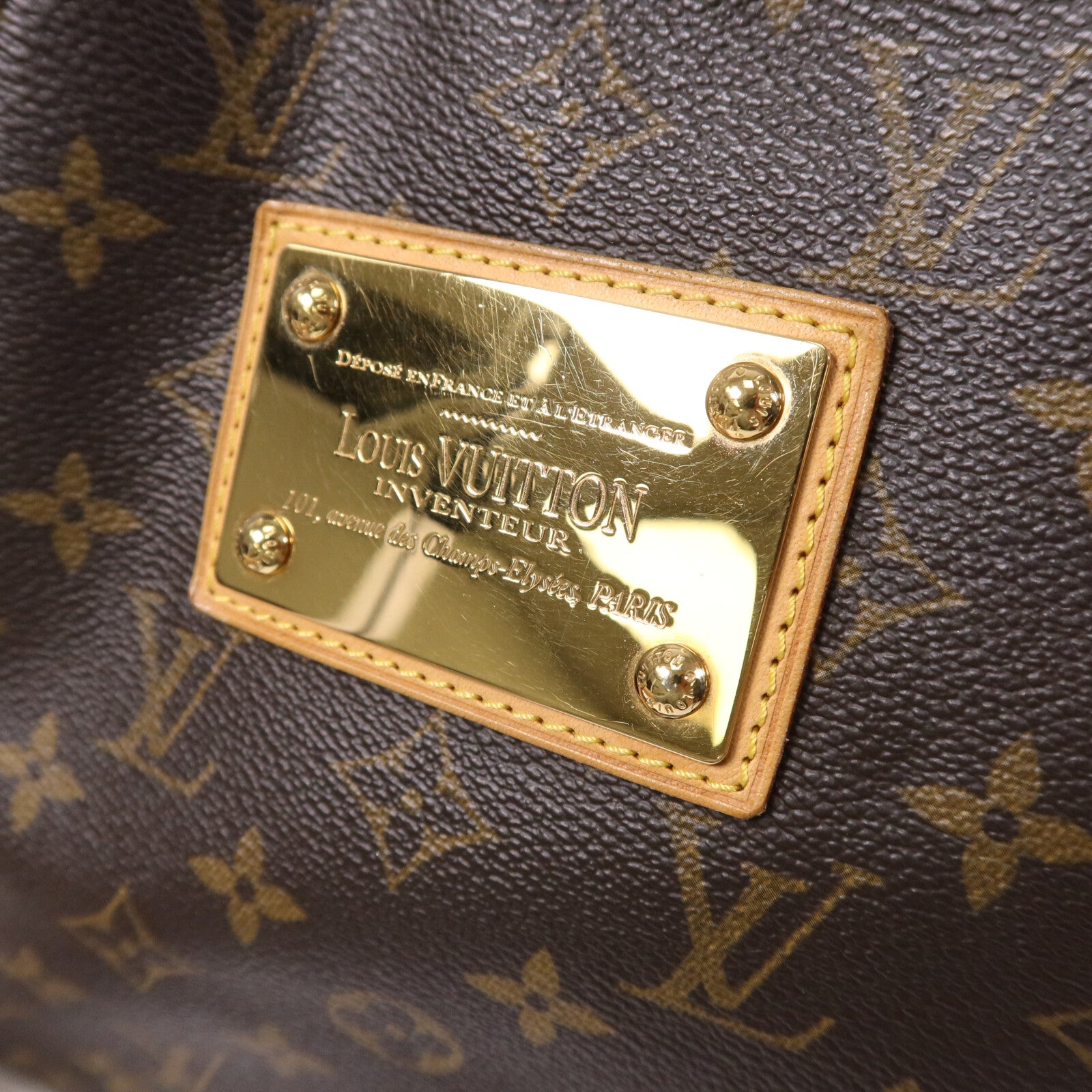 LOUIS VUITTON Monogram Galliera PM金扣肩背袋