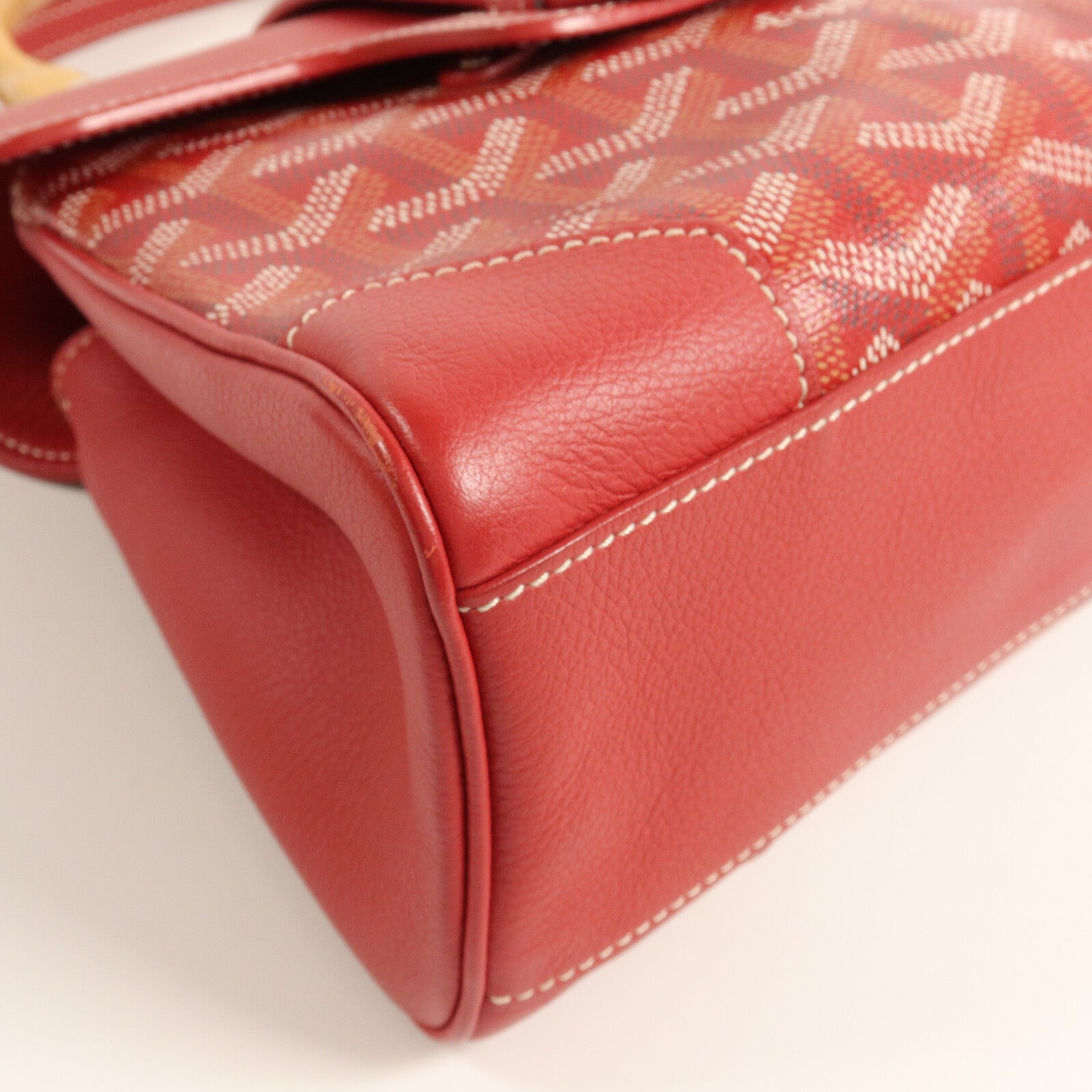 GOYARD 塗層帆布/牛皮皮革Saigon PM手挽肩背兩用袋