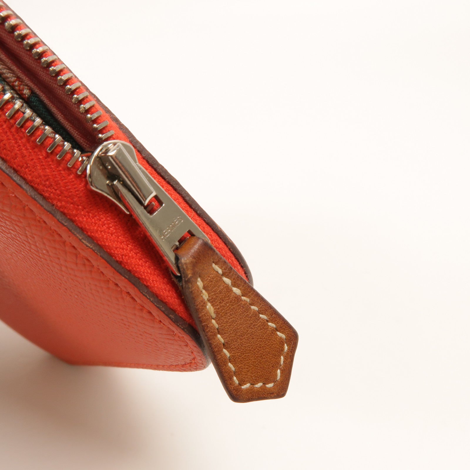HERMES Epsom Silk In Wallet錢包Rouge Pivoine