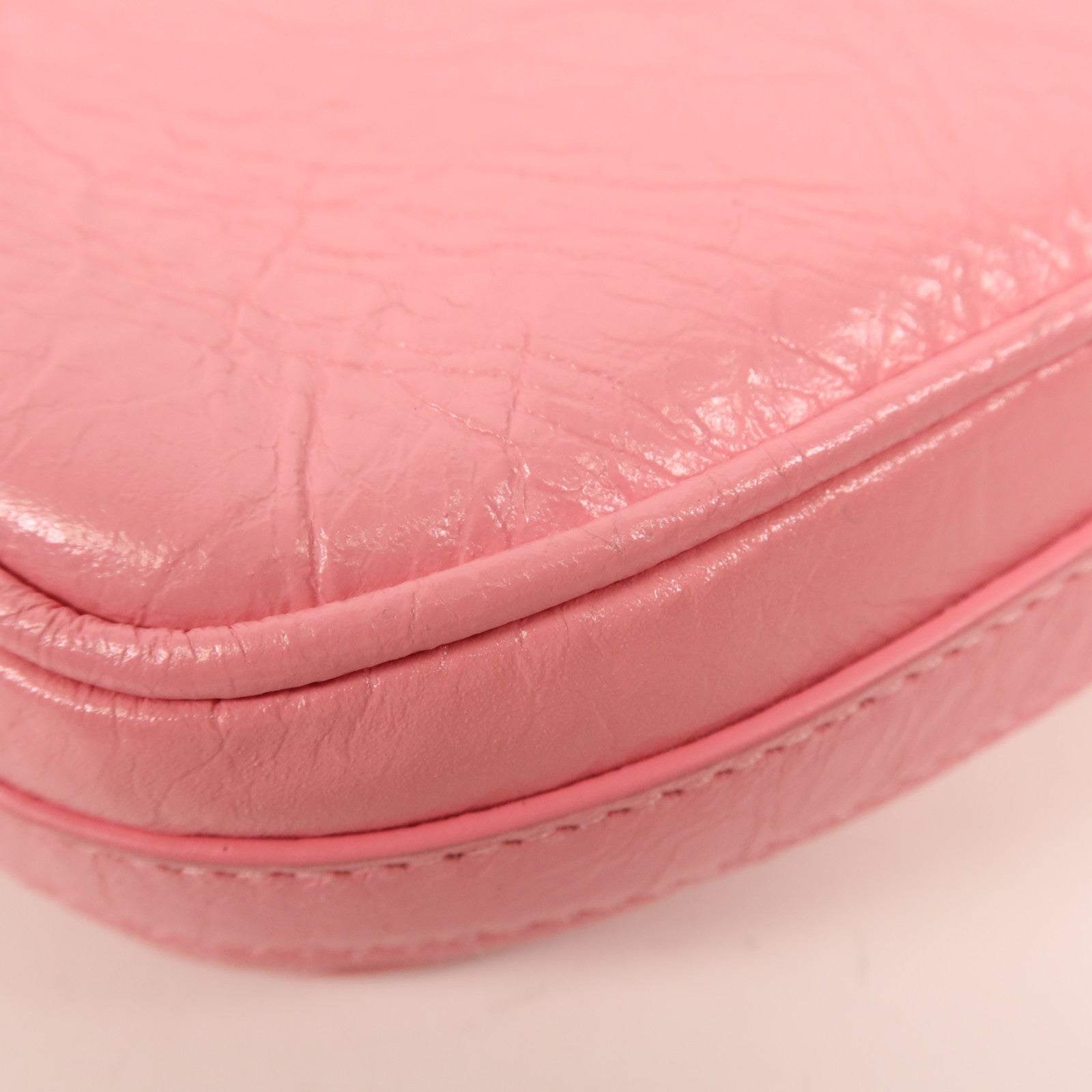 BALENCIAGA 牛皮皮革Chain Shoulder銀扣鏈帶肩背袋