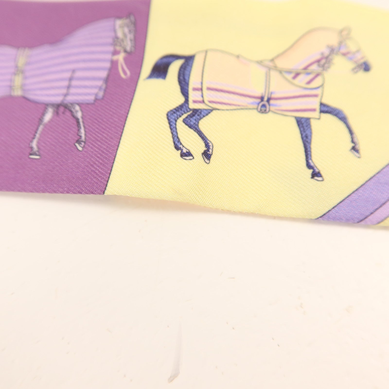 HERMES 絲質Twilly絲巾