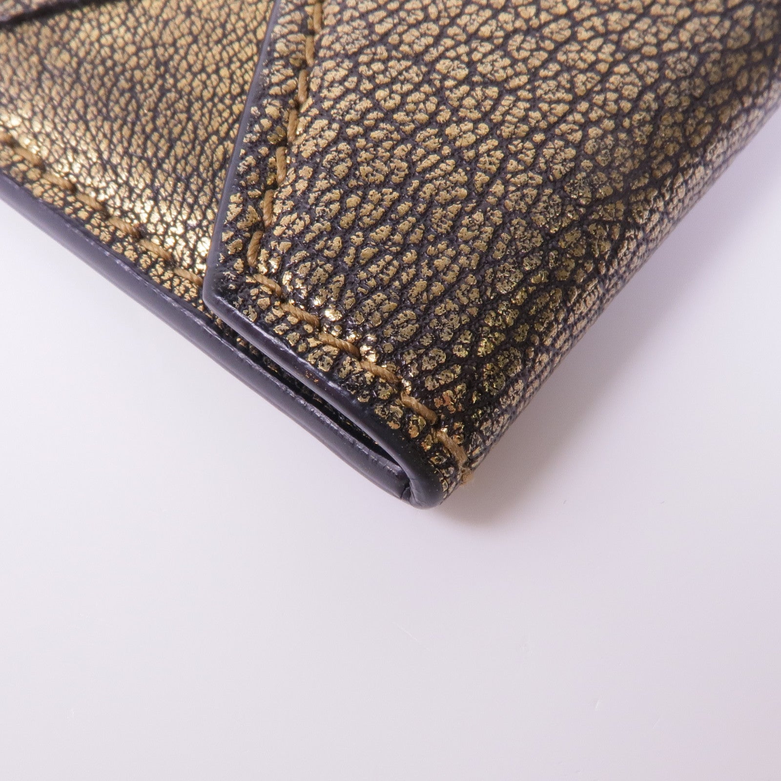 SELECTION 牛皮皮革Card Case金扣卡片套