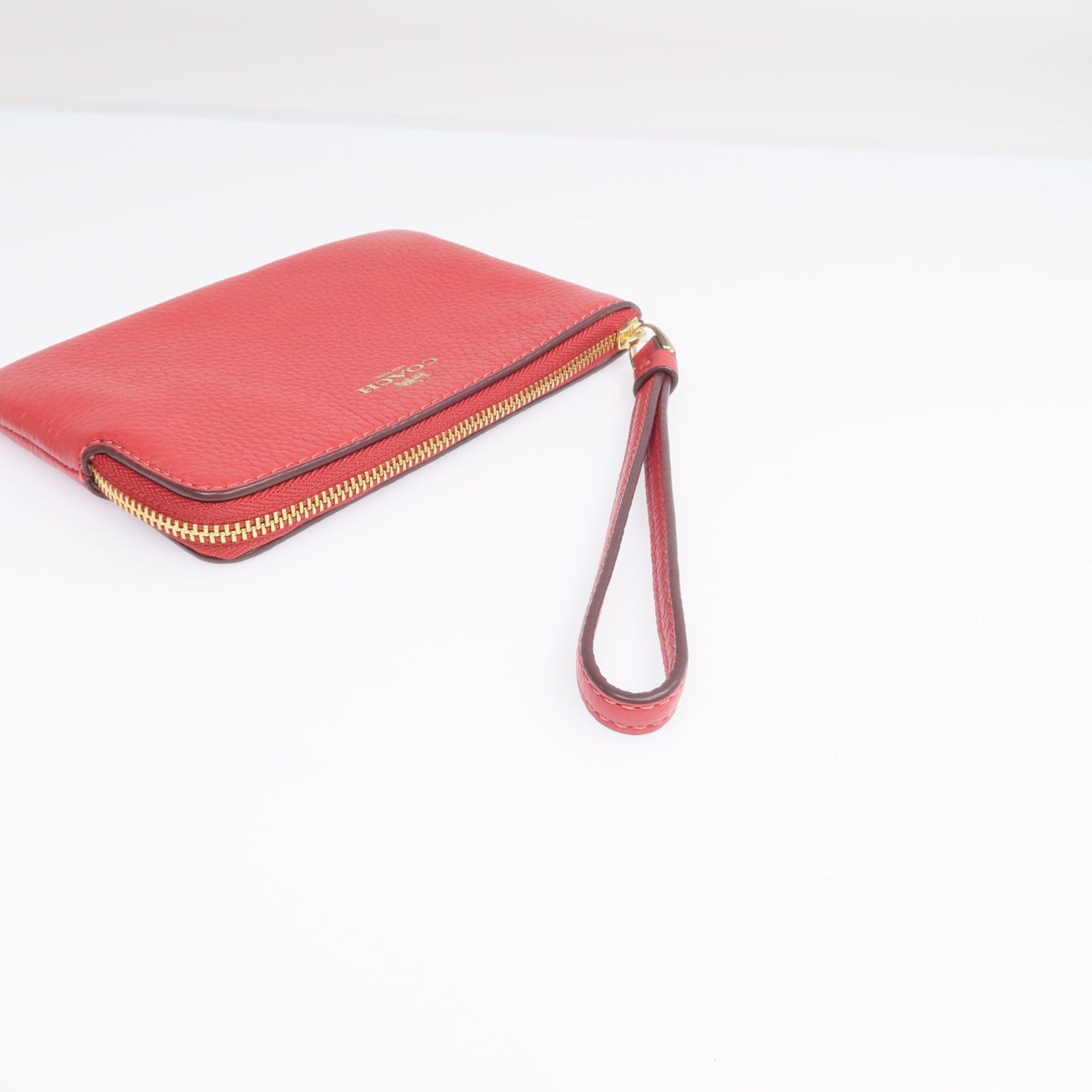 COACH 【激減優惠】牛皮皮革Wallet金扣長錢包