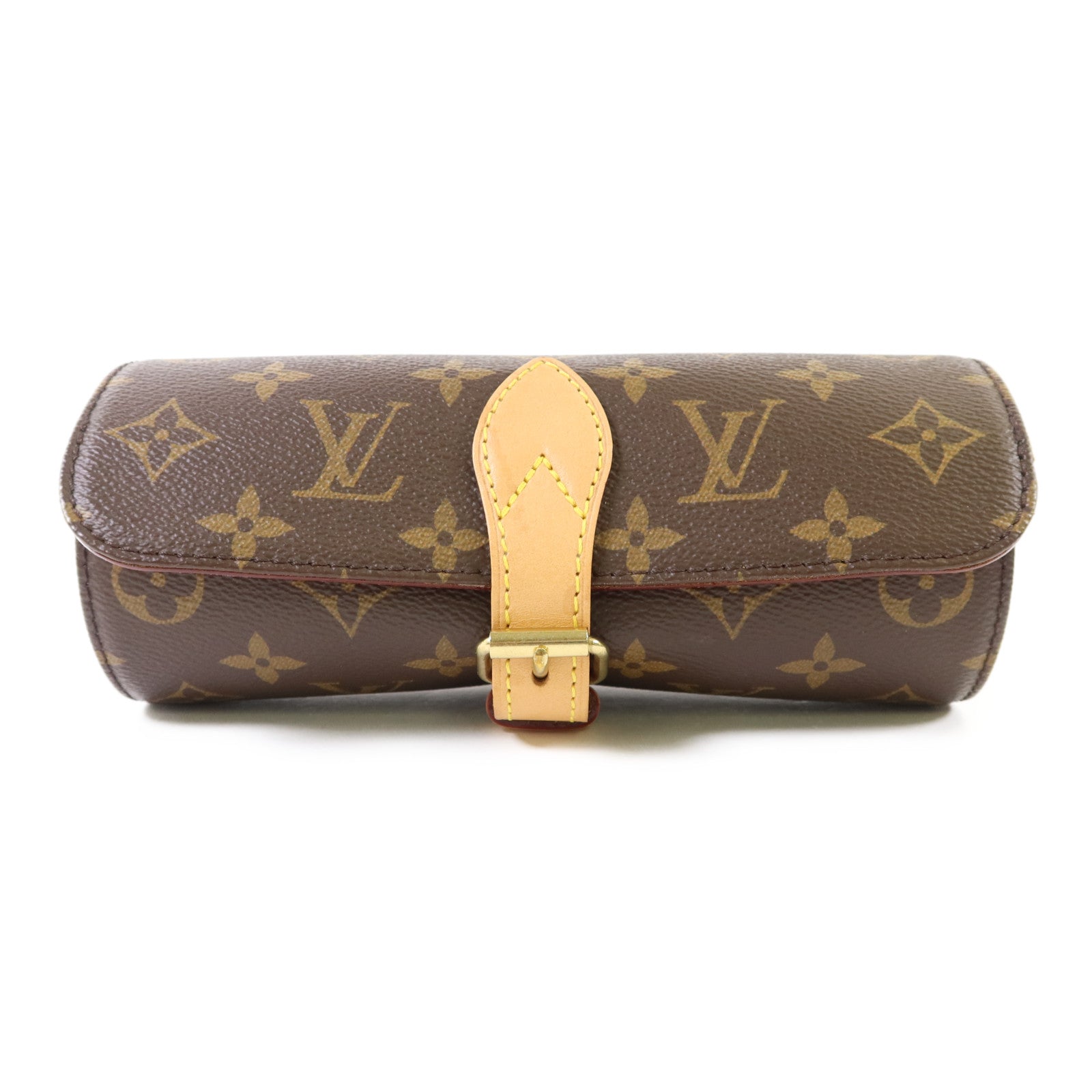 LOUIS VUITTON Monogram Watch Case金扣手錶盒